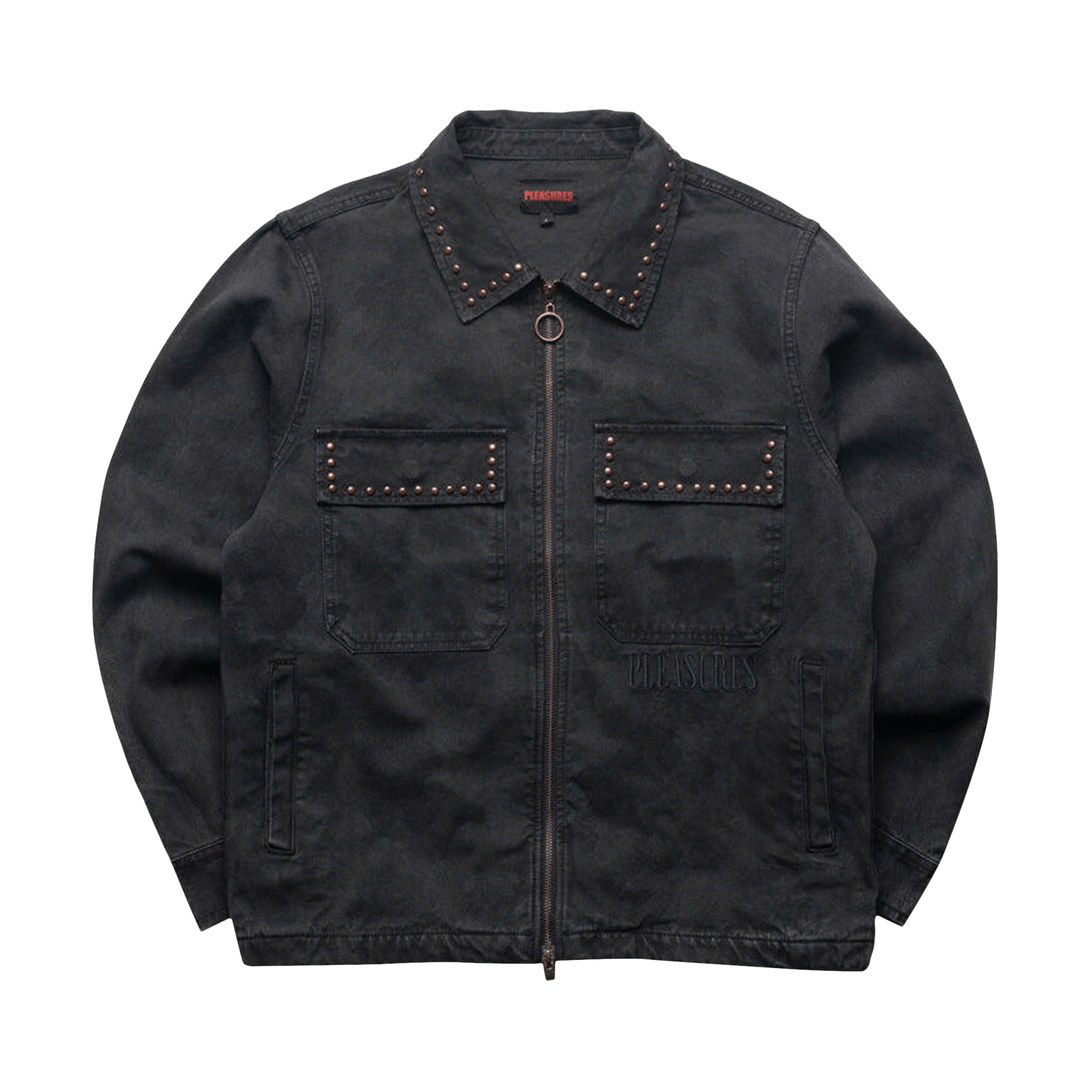 Pleasures Cowhide Work Jacket 'Black'