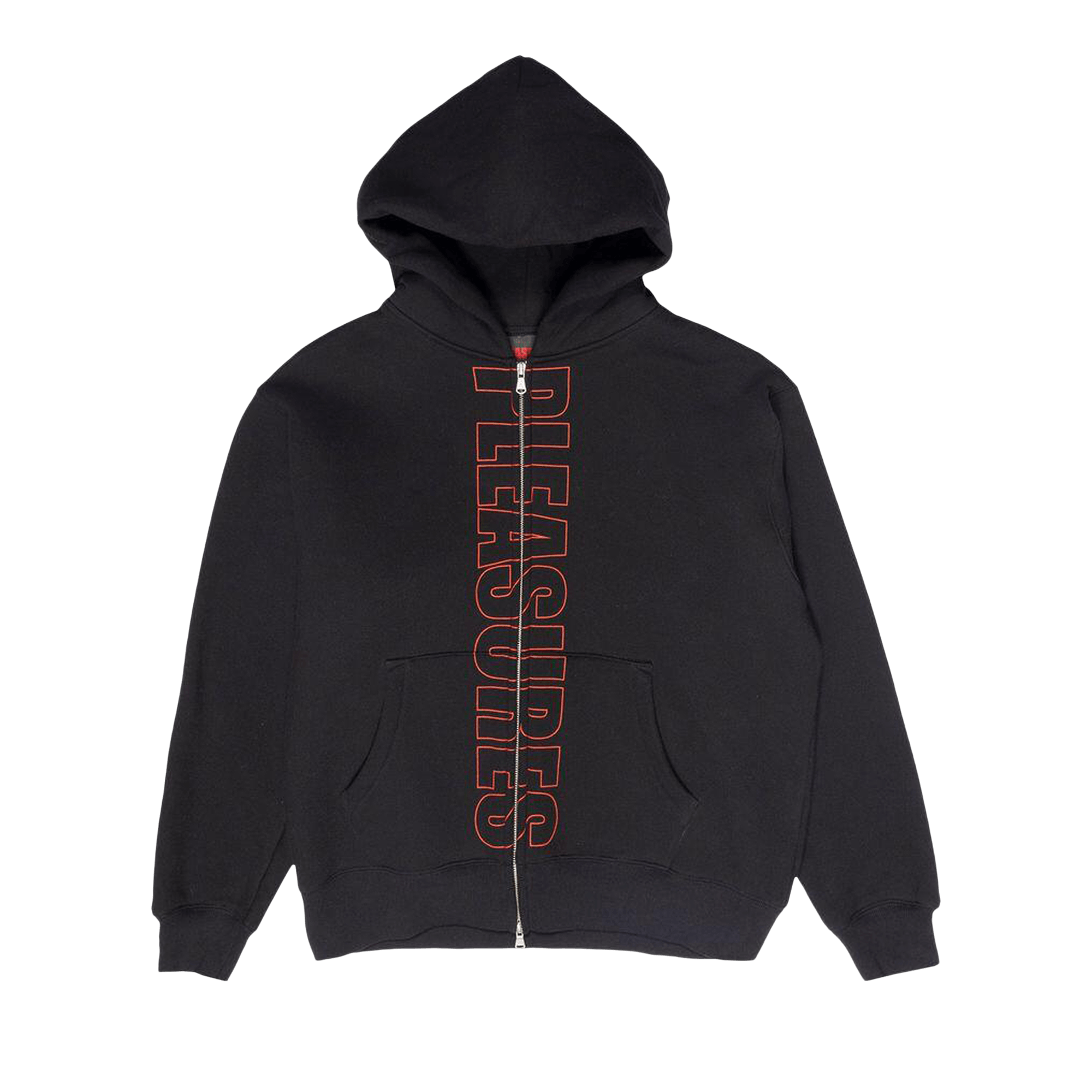 Pleasures Impact Zip Hoodie 'Black'
