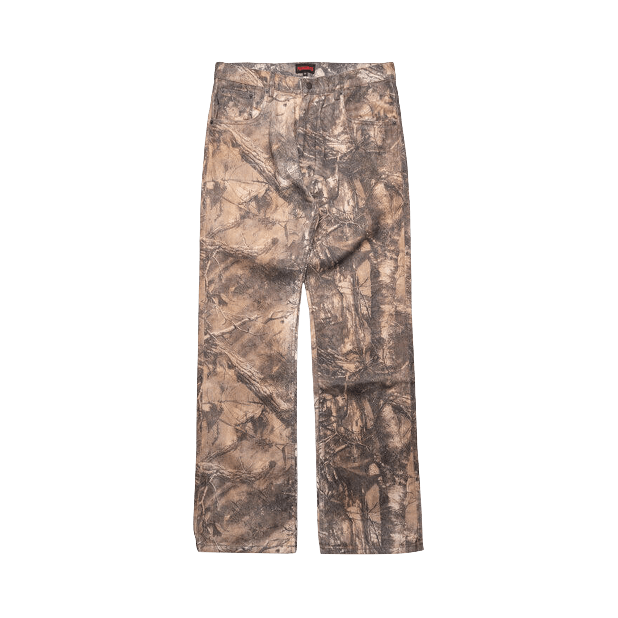 Pleasures Hendrix Flare Jeans 'Brown Tree'