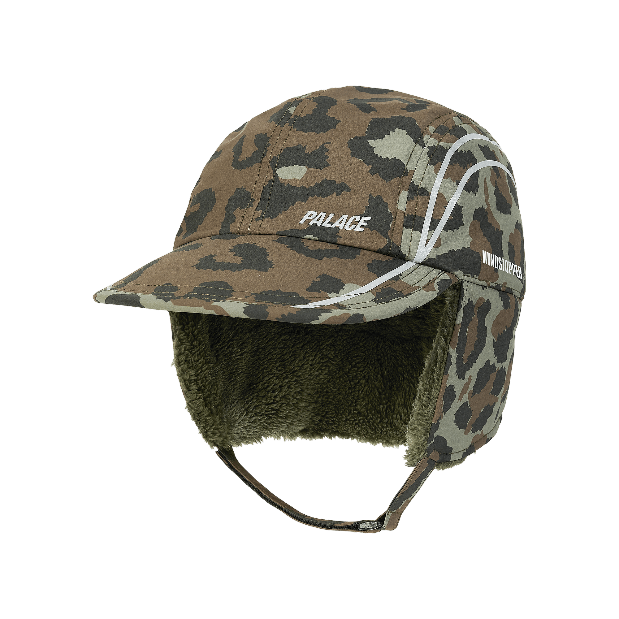 Palace GORE-TEX Windstopper Posh Earflap 4-Panel 'Cheetah'