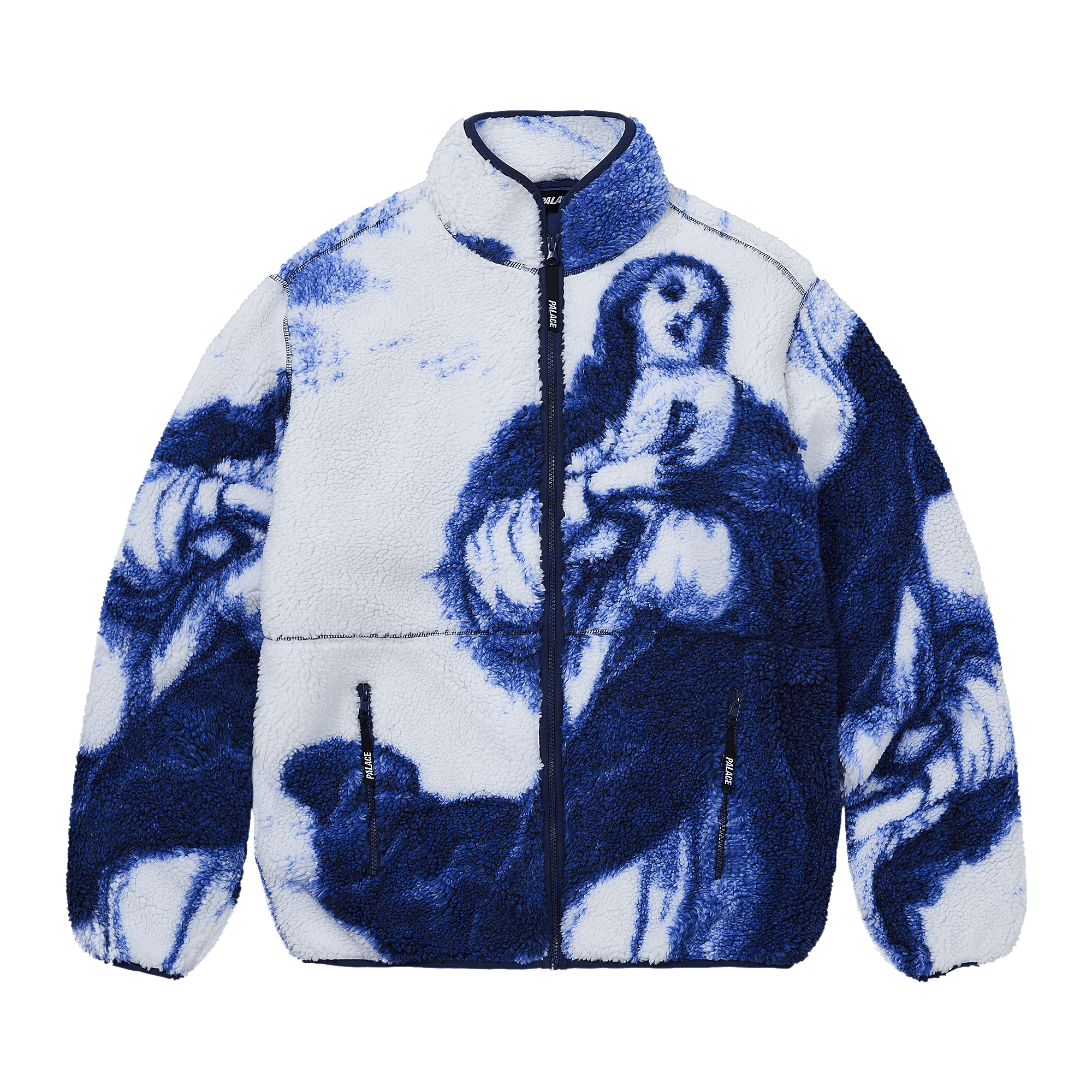 Palace Holy Grail Funnel Fleece 'White'