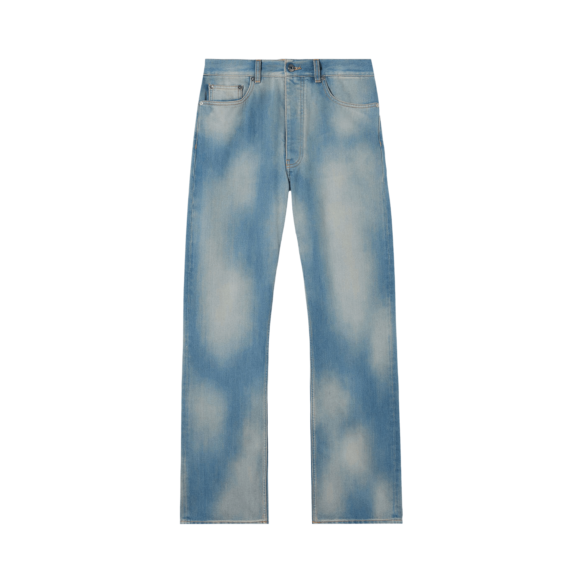 Off-White Diagonal Raw Patch 90s Skate Jeans 'Dirty Blue'