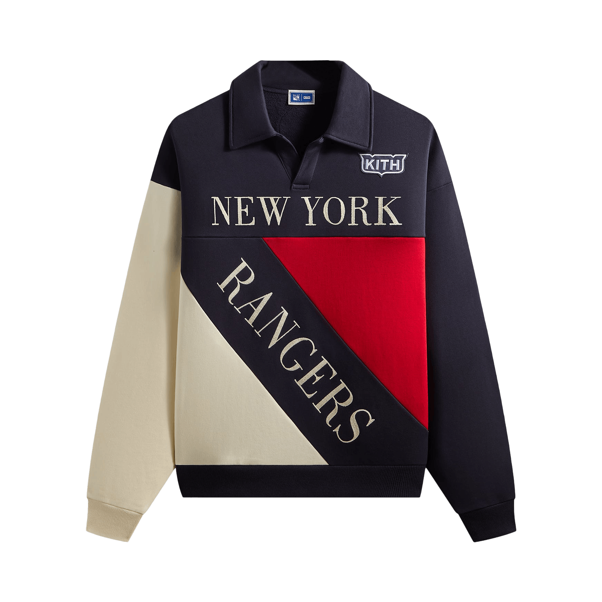 Kith For The New York Rangers Centennial Nelson Rugby 'Ink'
