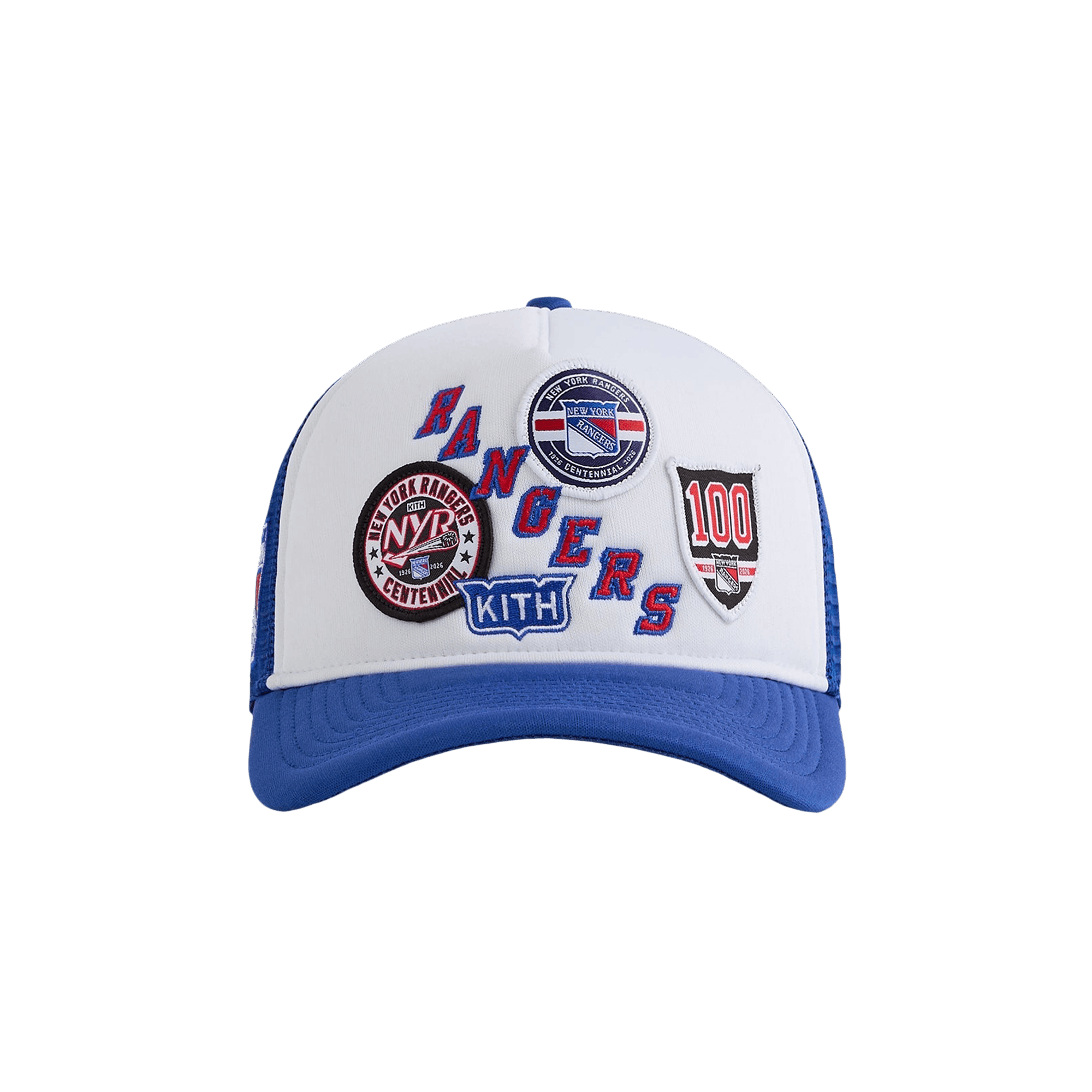 Kith x New Era For The New York Rangers 9forty Poly Foam Trucker Hat 'Cyclone'