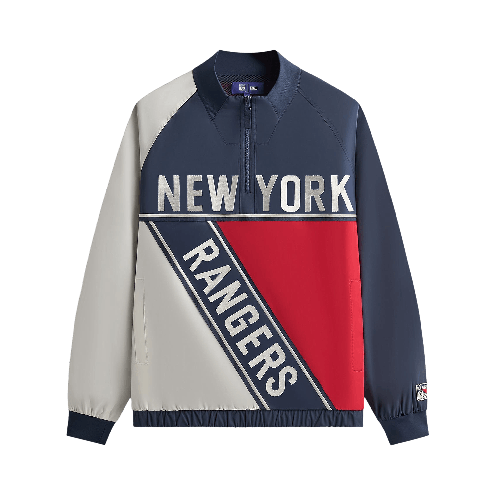 Kith For The New York Rangers Nylon Quarter Zip 'Nocturnal'