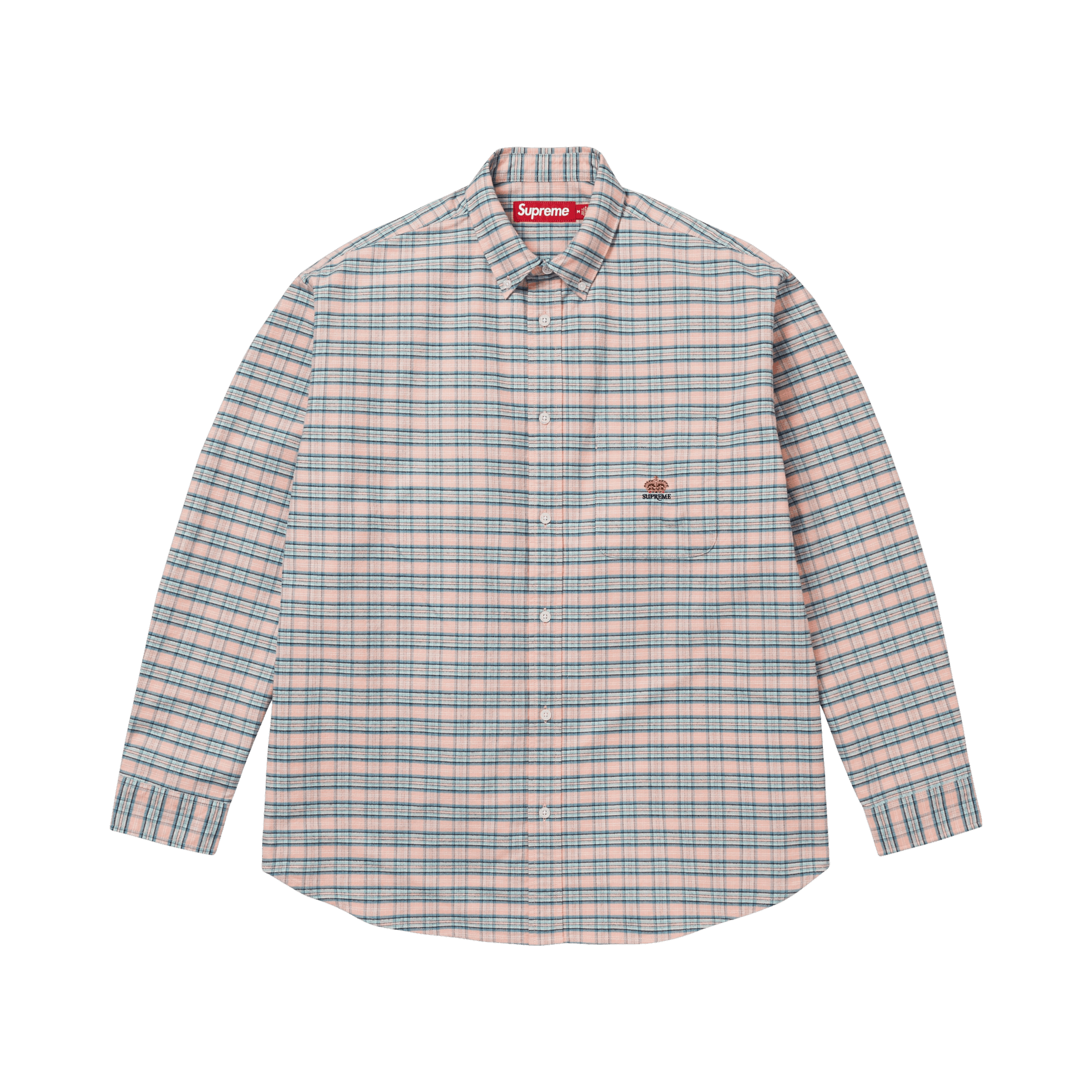 Supreme Loose Fit Flannel Oxford Shirt 'Plaid'
