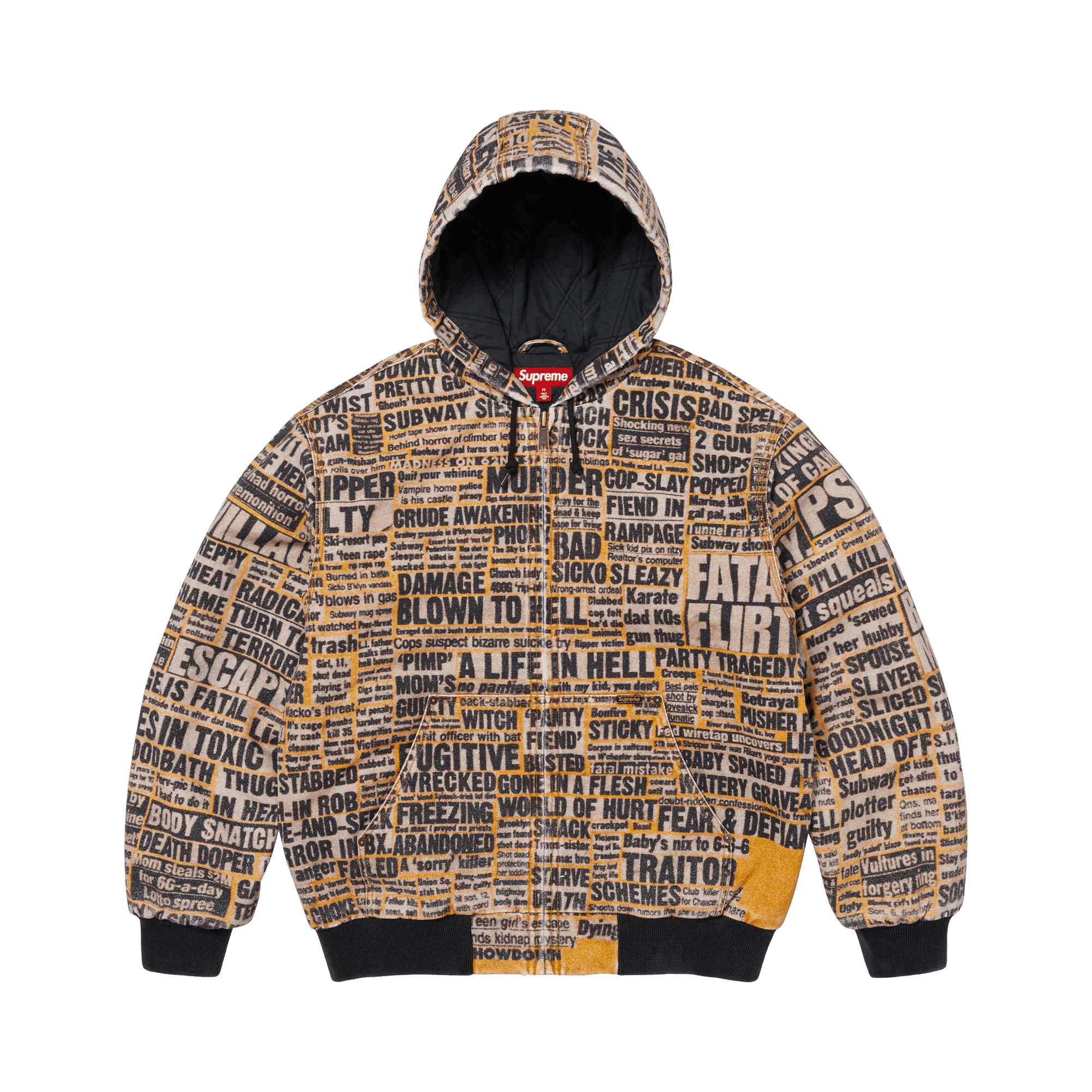Supreme x Dash Snow Hooded Work Jacket 'Multicolor'