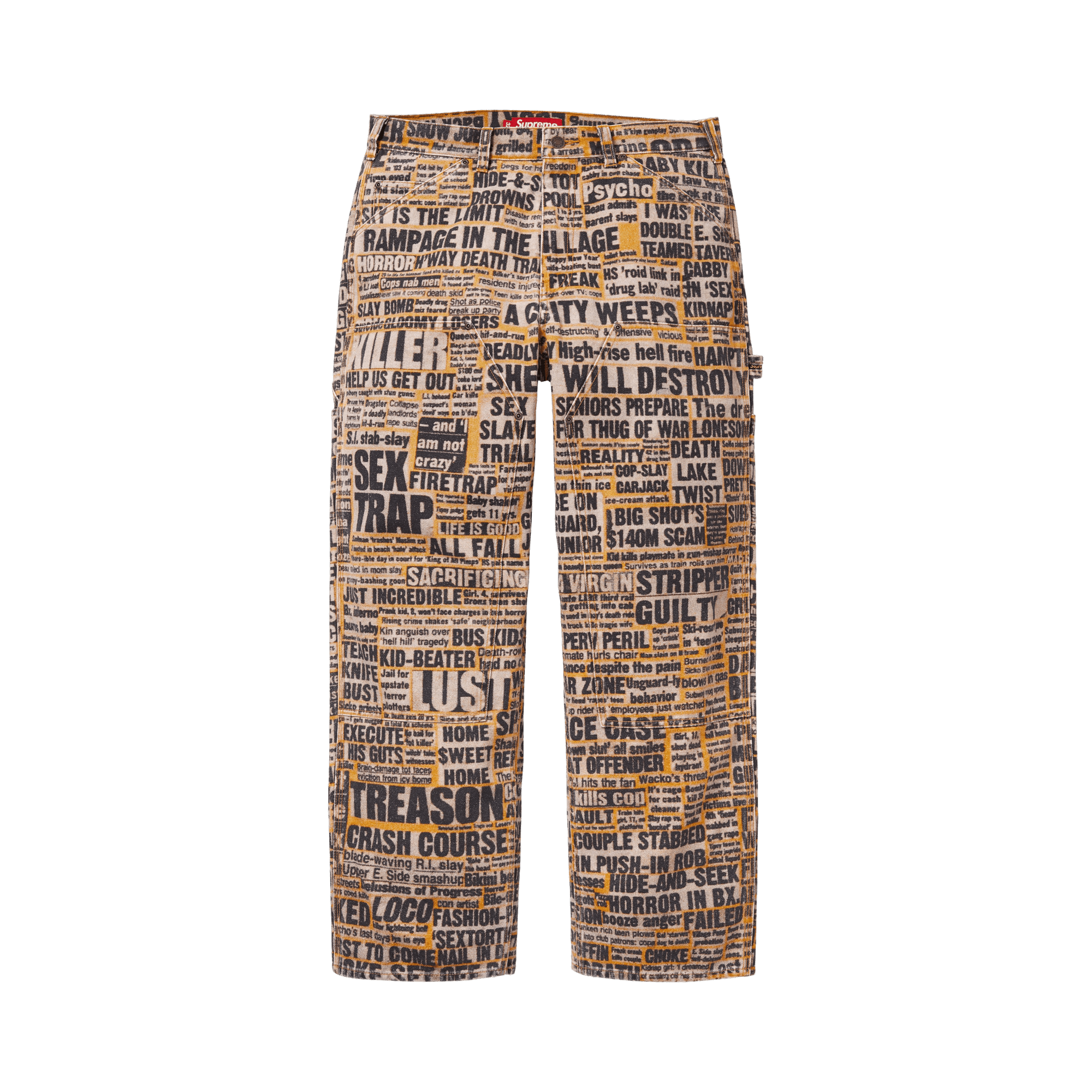 Supreme x Dash Snow Double Knee Painter Pant 'Multicolor'