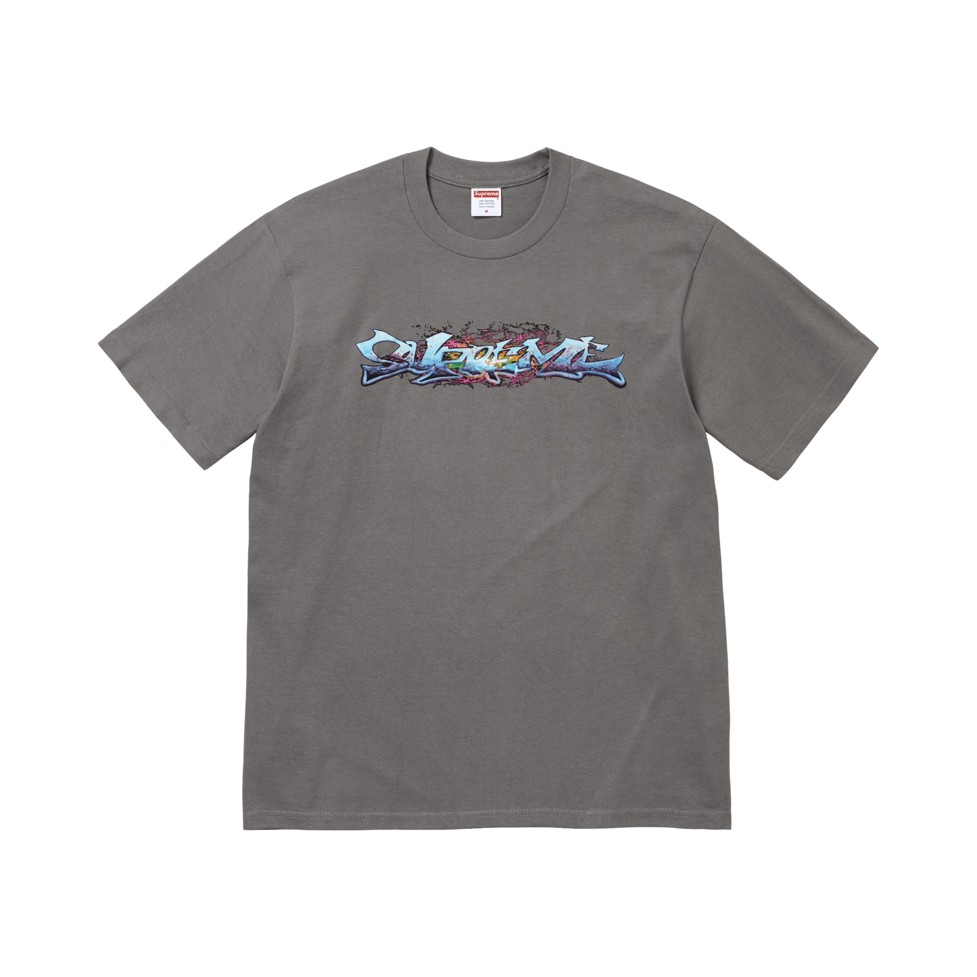 Supreme Tag Tee 'Charcoal'