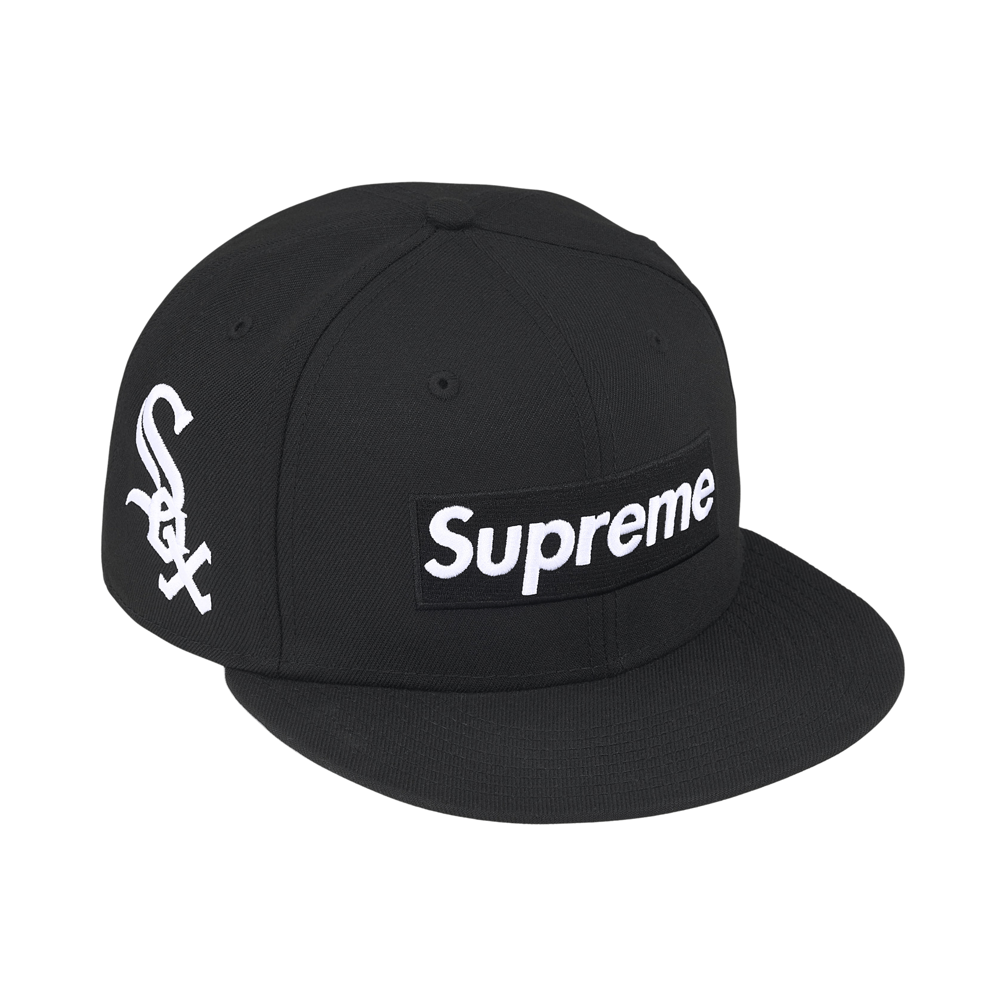Supreme x MLB Teams Box Logo New Era 'Black Chicago White Sox'