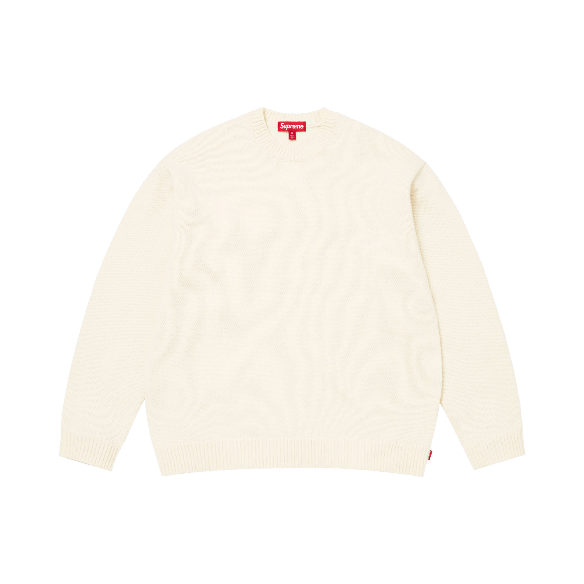 Supreme Angora Script Sweater 'Ivory'