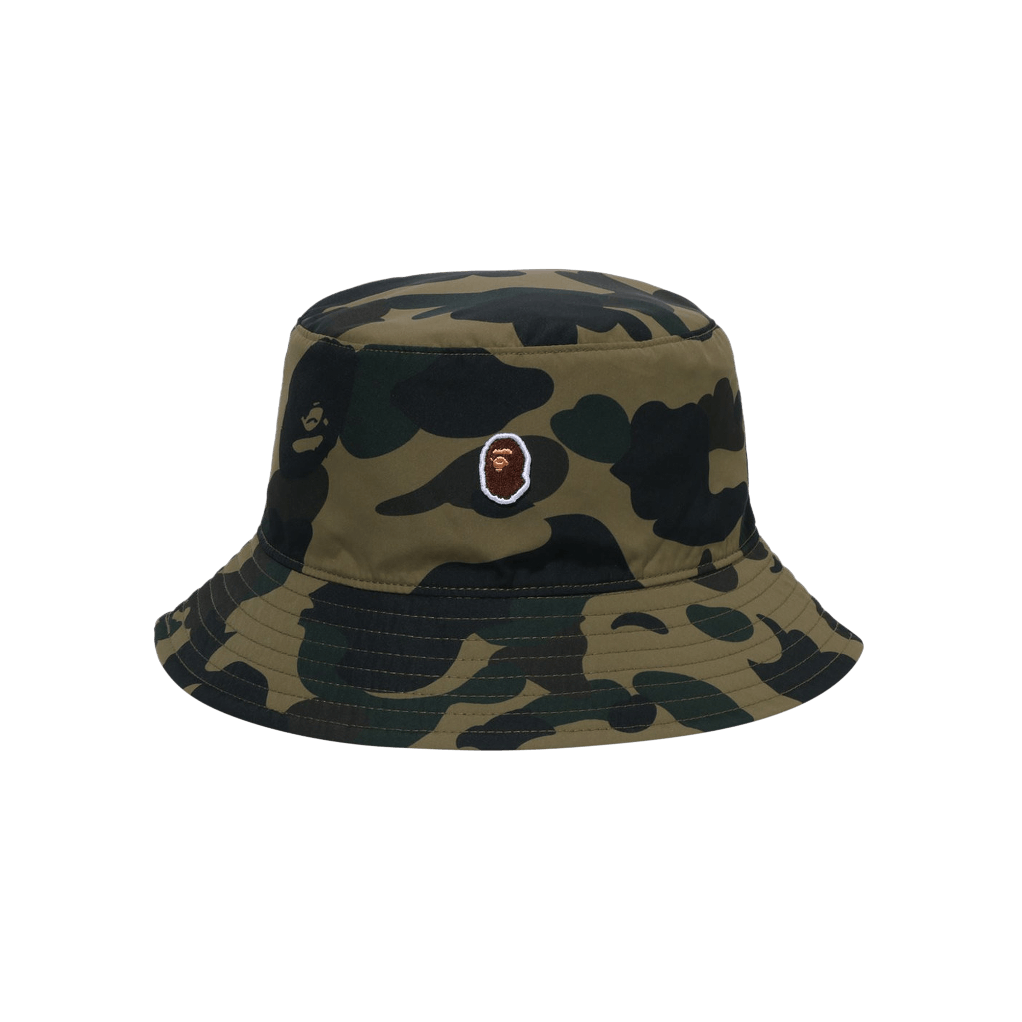 BAPE 1st Camo One Point Reversible Hat 'Green'