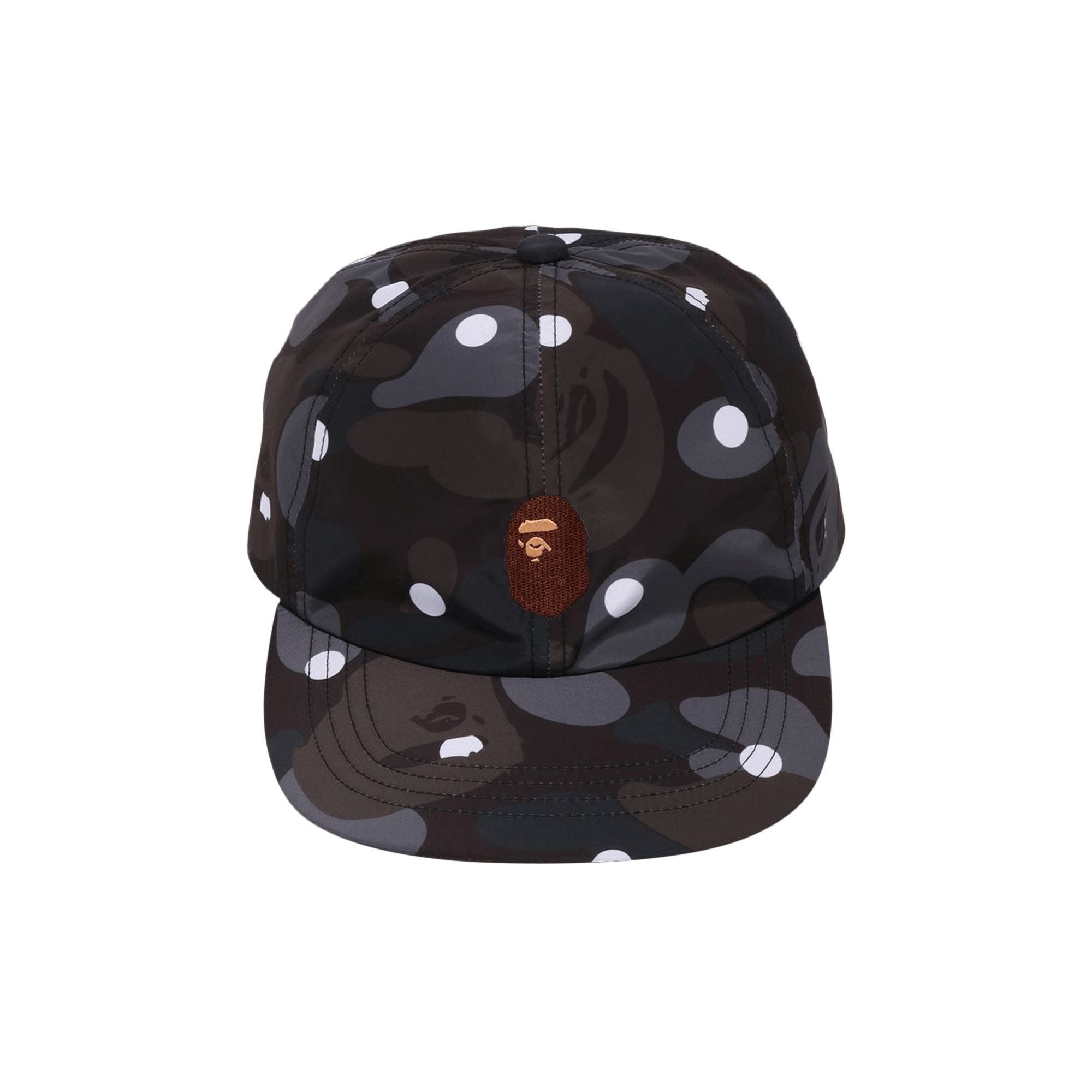 BAPE Dot Camo One Point Panel Cap 'Black'