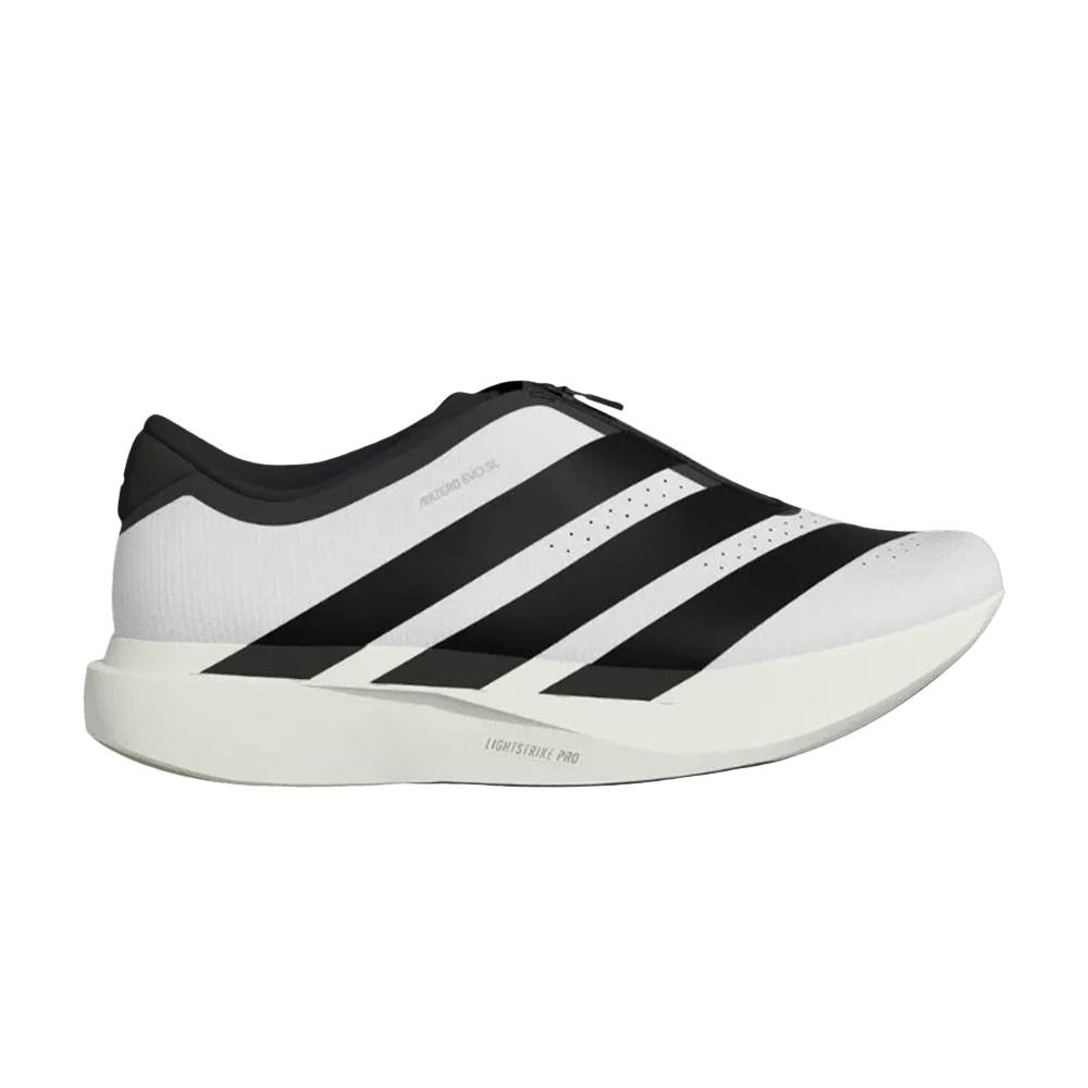adidas Adizero Evo SL Zip White Black