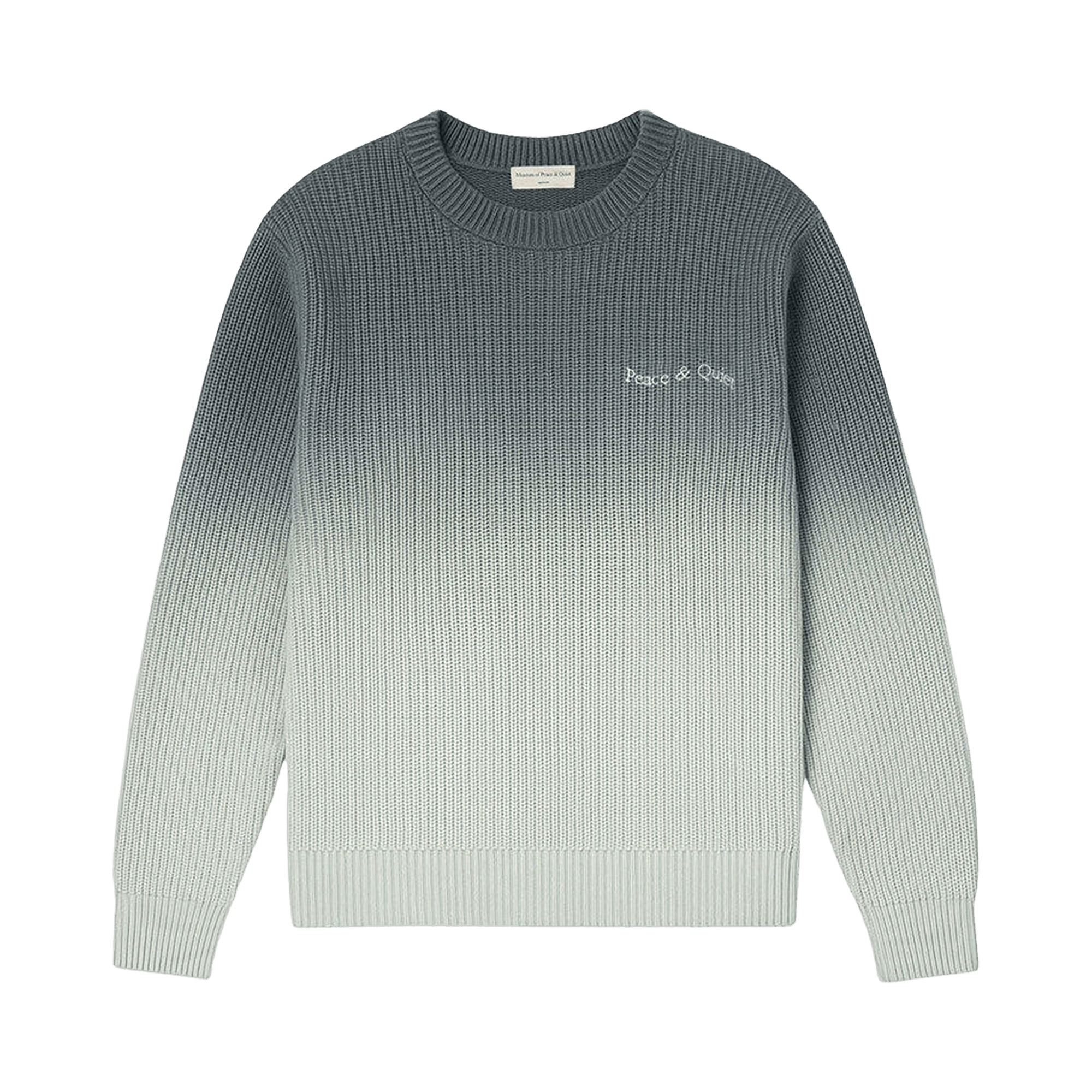 Museum of Peace & Quiet Wordmark Knit Sweater 'Slate'