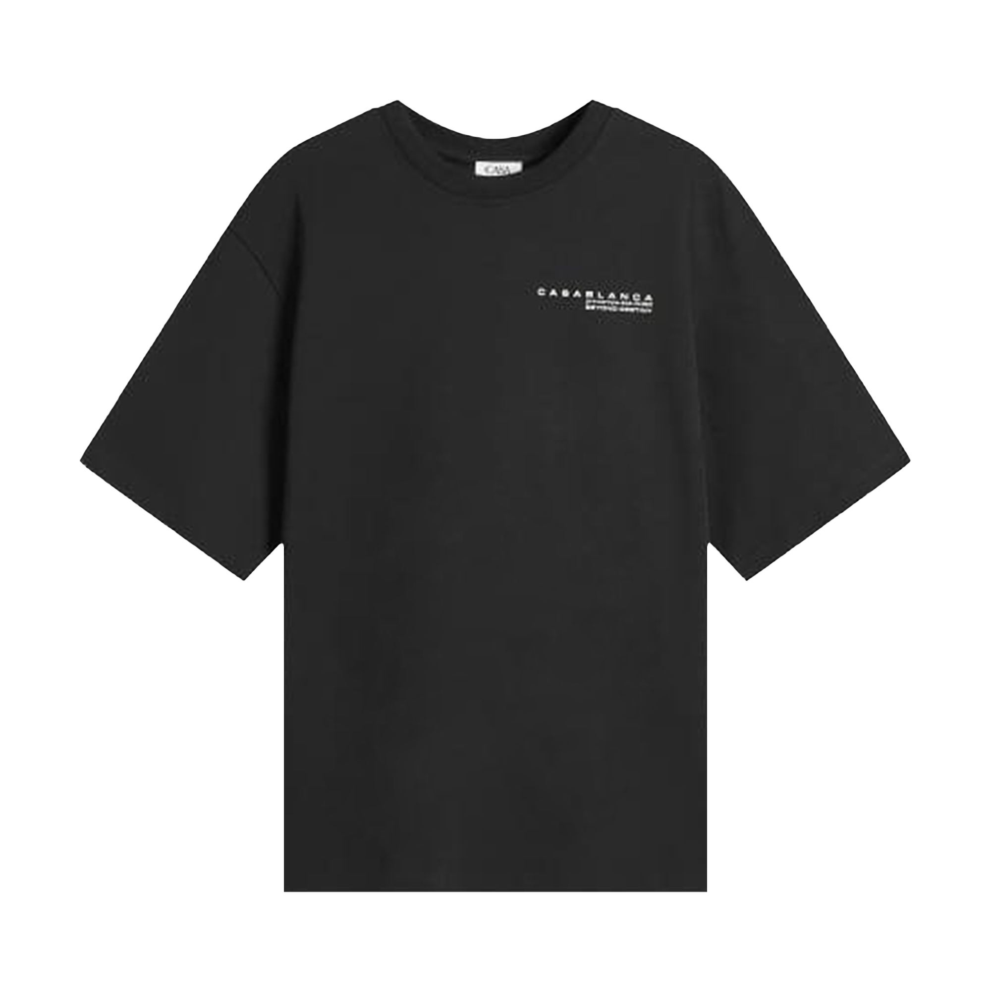 Casablanca Glitch Orchid Oversized T-Shirt 'Black'