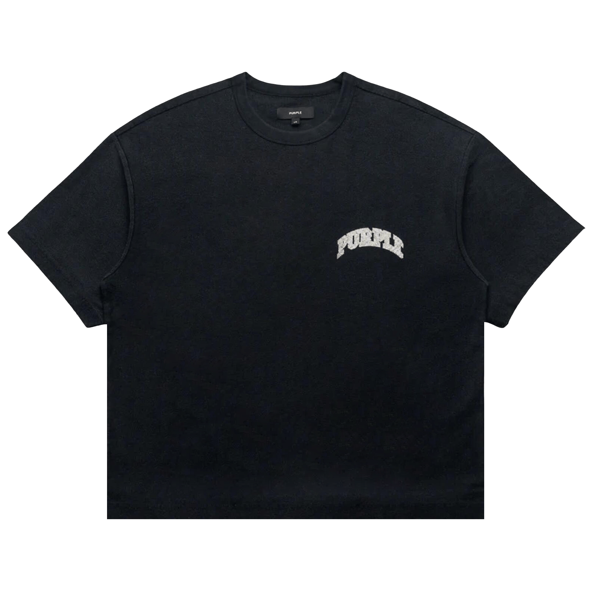 PURPLE BRAND HWT Textured Short-Sleeve Jersey 'Black'