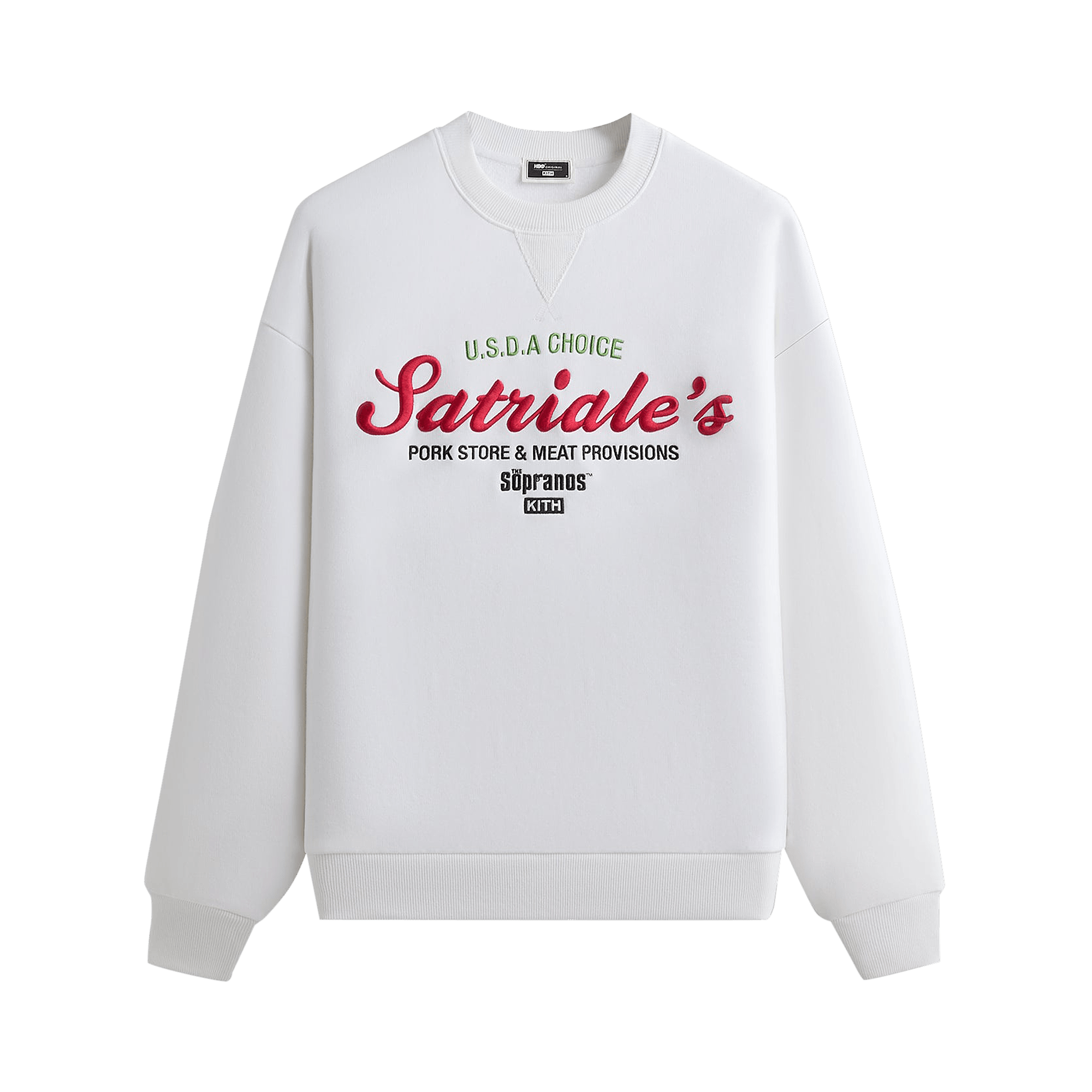 Kith For The Sopranos Satriale's Nelson Crewneck 'White'