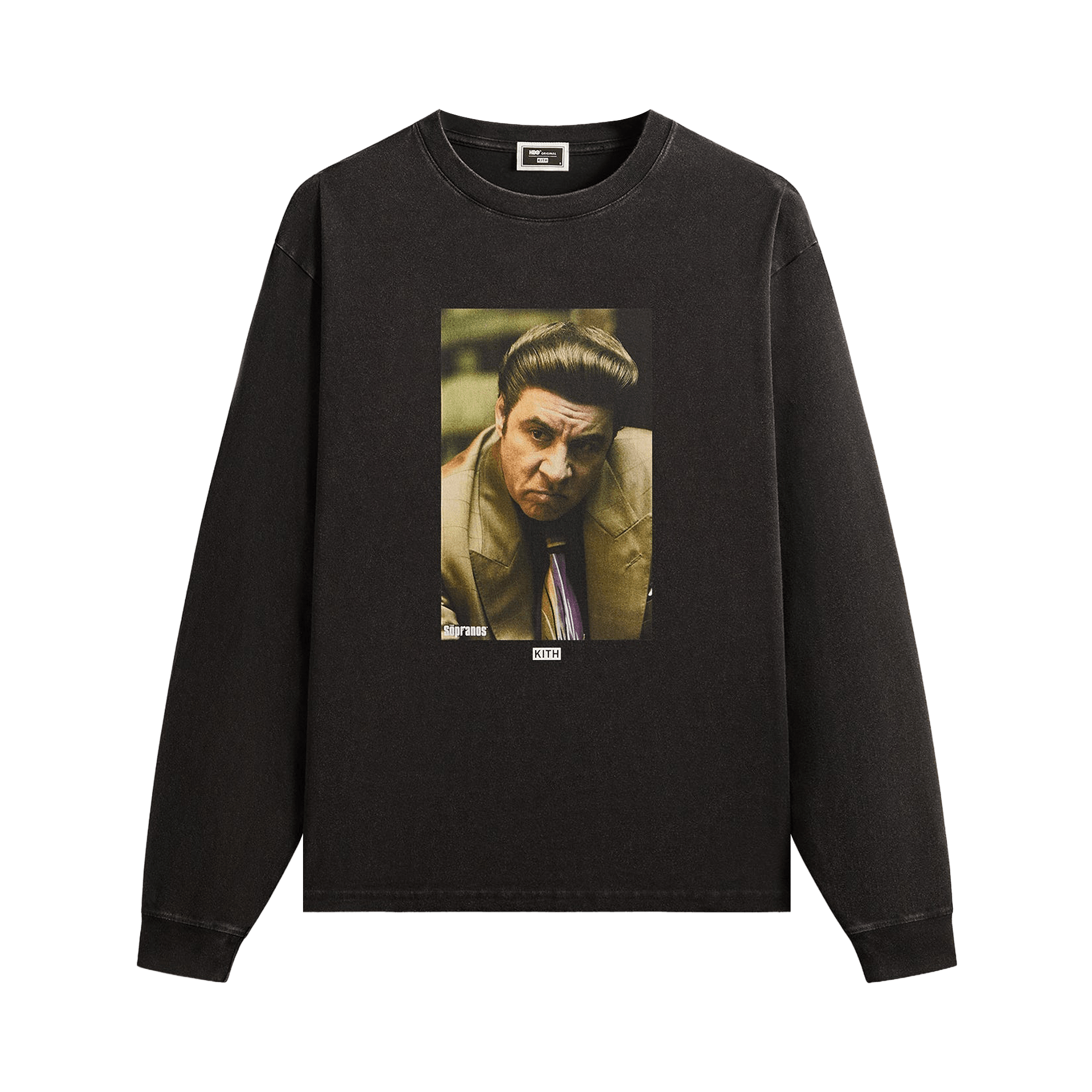 Kith For The Sopranos Silvio Vintage Long Sleeve Tee 'Black'