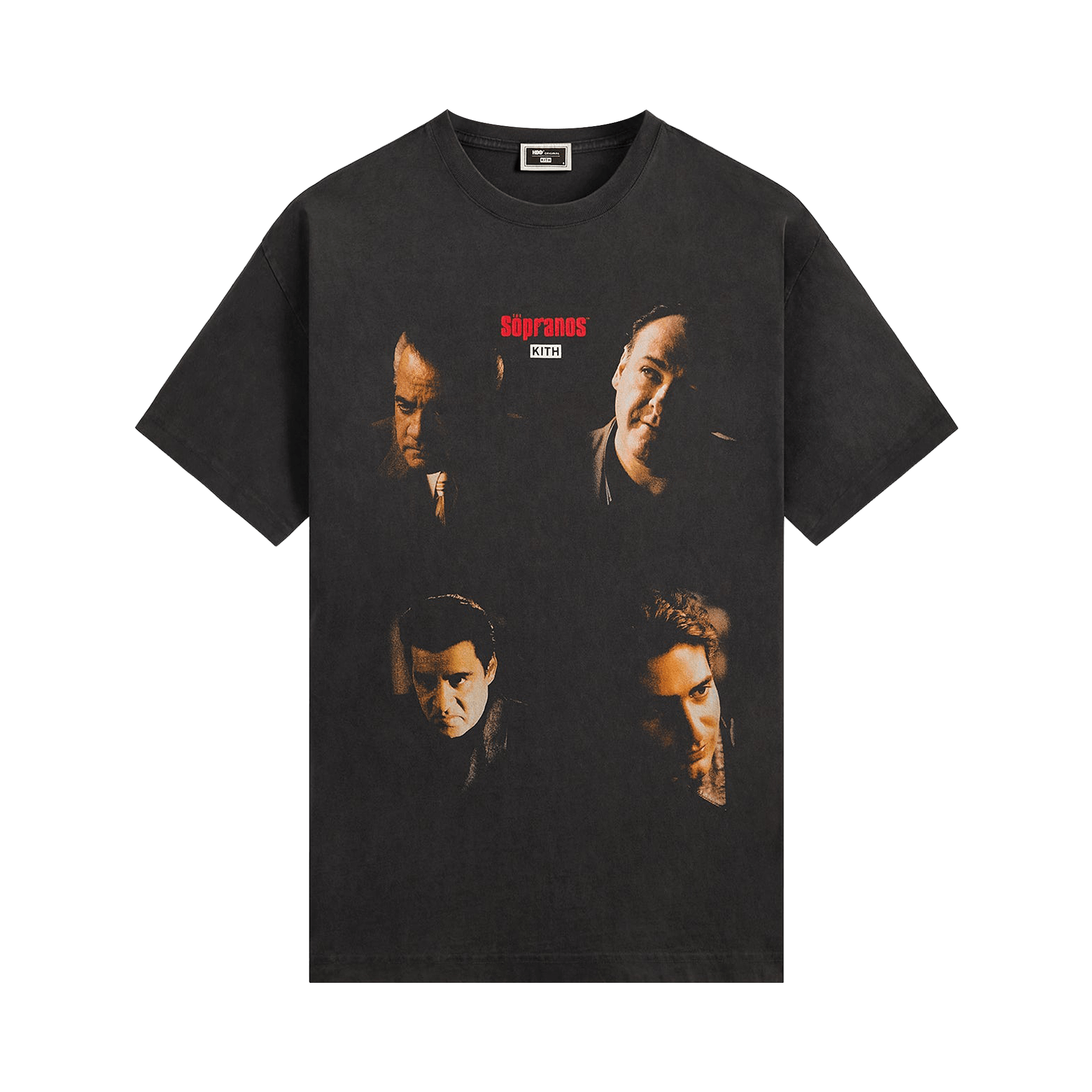 Kith For The Sopranos Characters Vignette Vintage Tee 'Black'