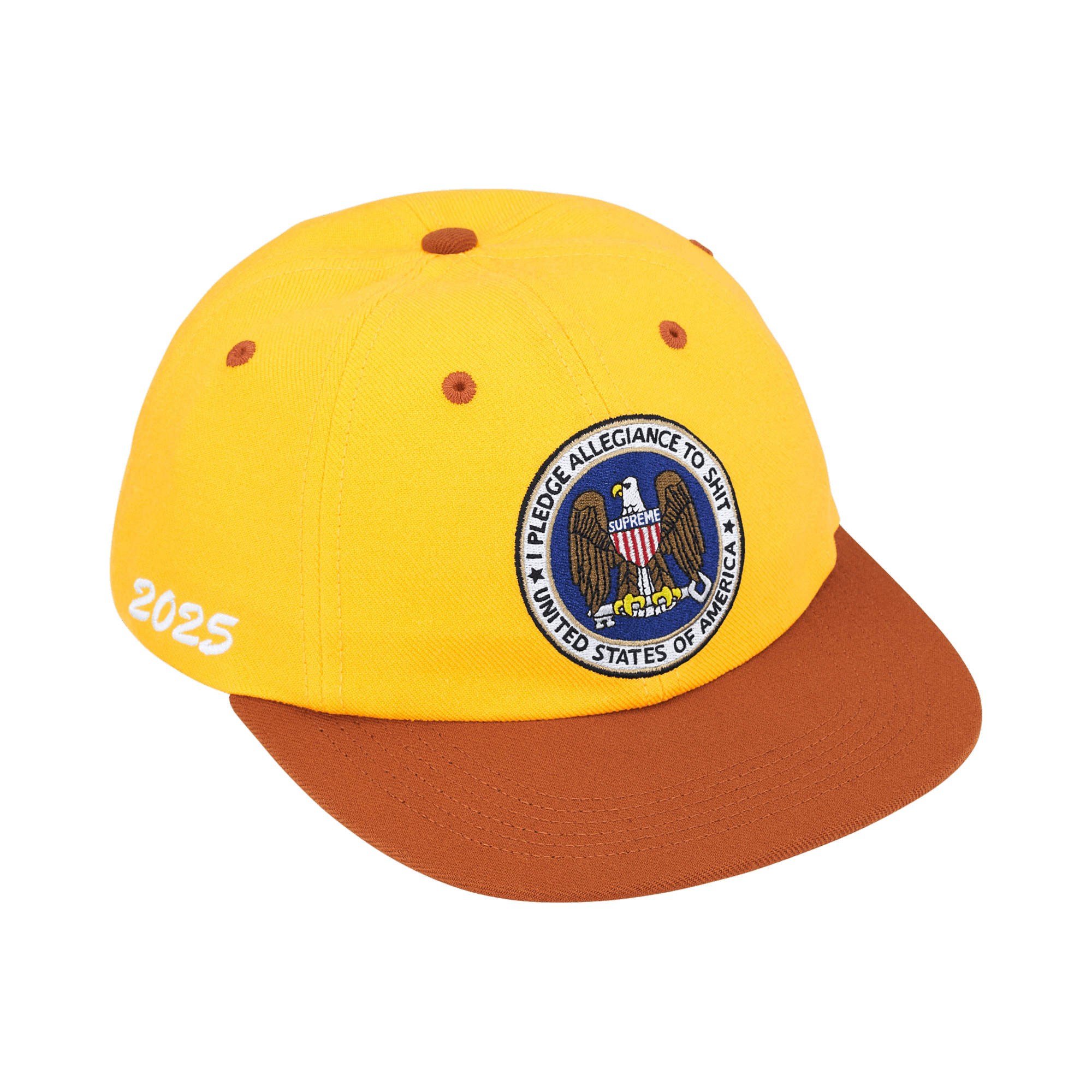 Supreme Pledge Allegiance 6-Panel 'Yellow'