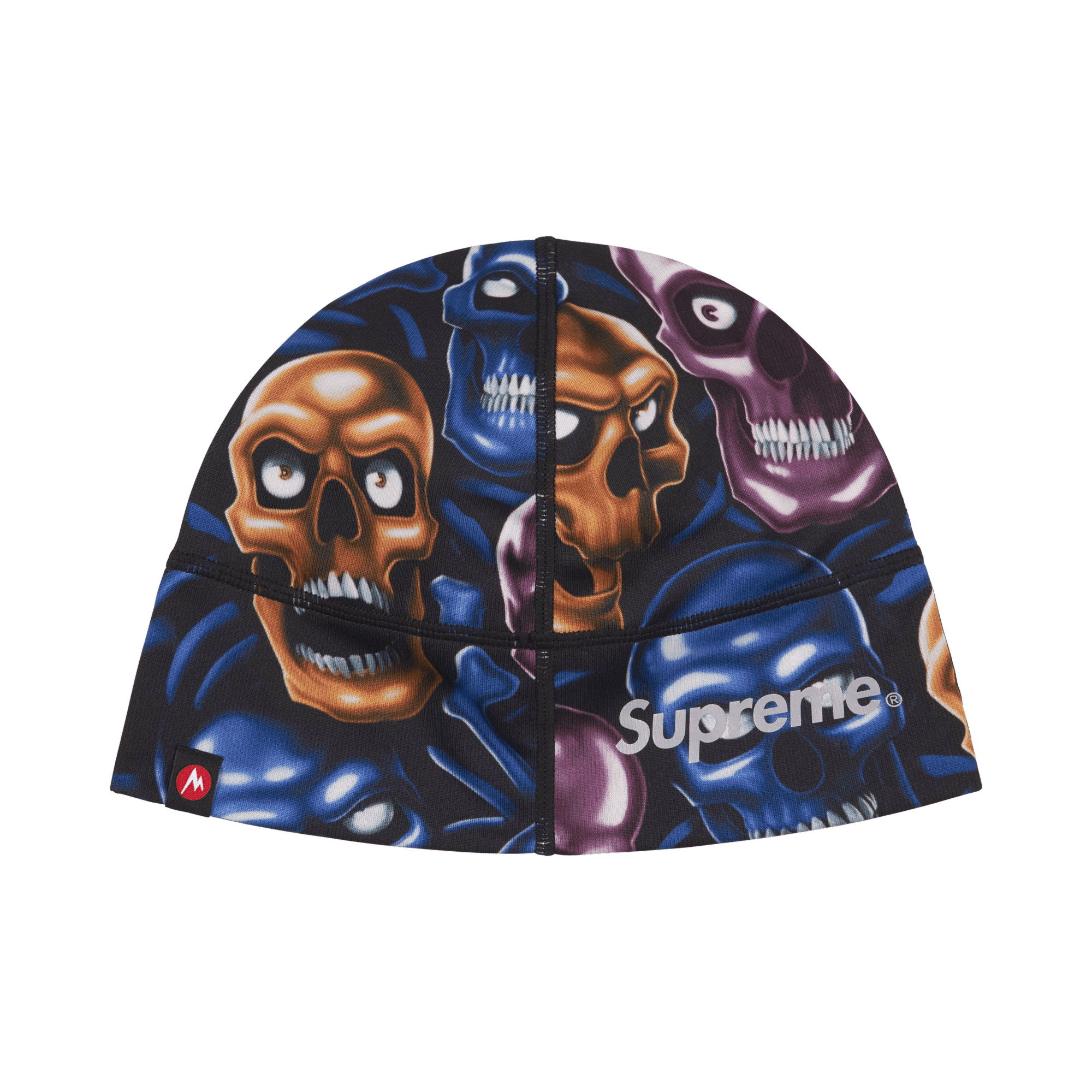 Supreme x Marmot Base Layer Beanie 'Skull Pile'