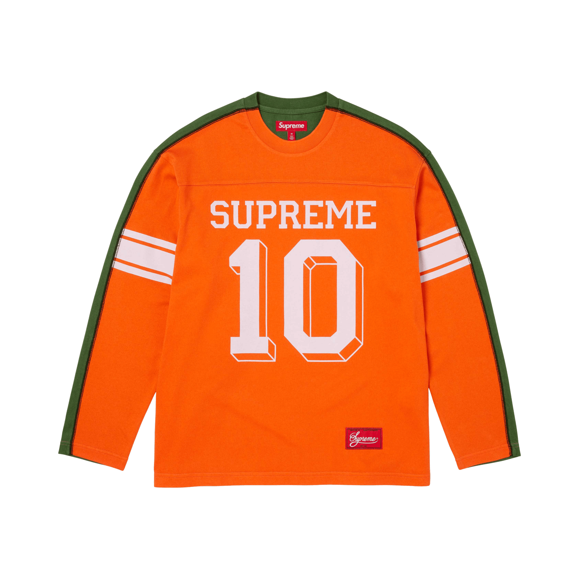 Supreme Split Long-Sleeve Top 'Orange'