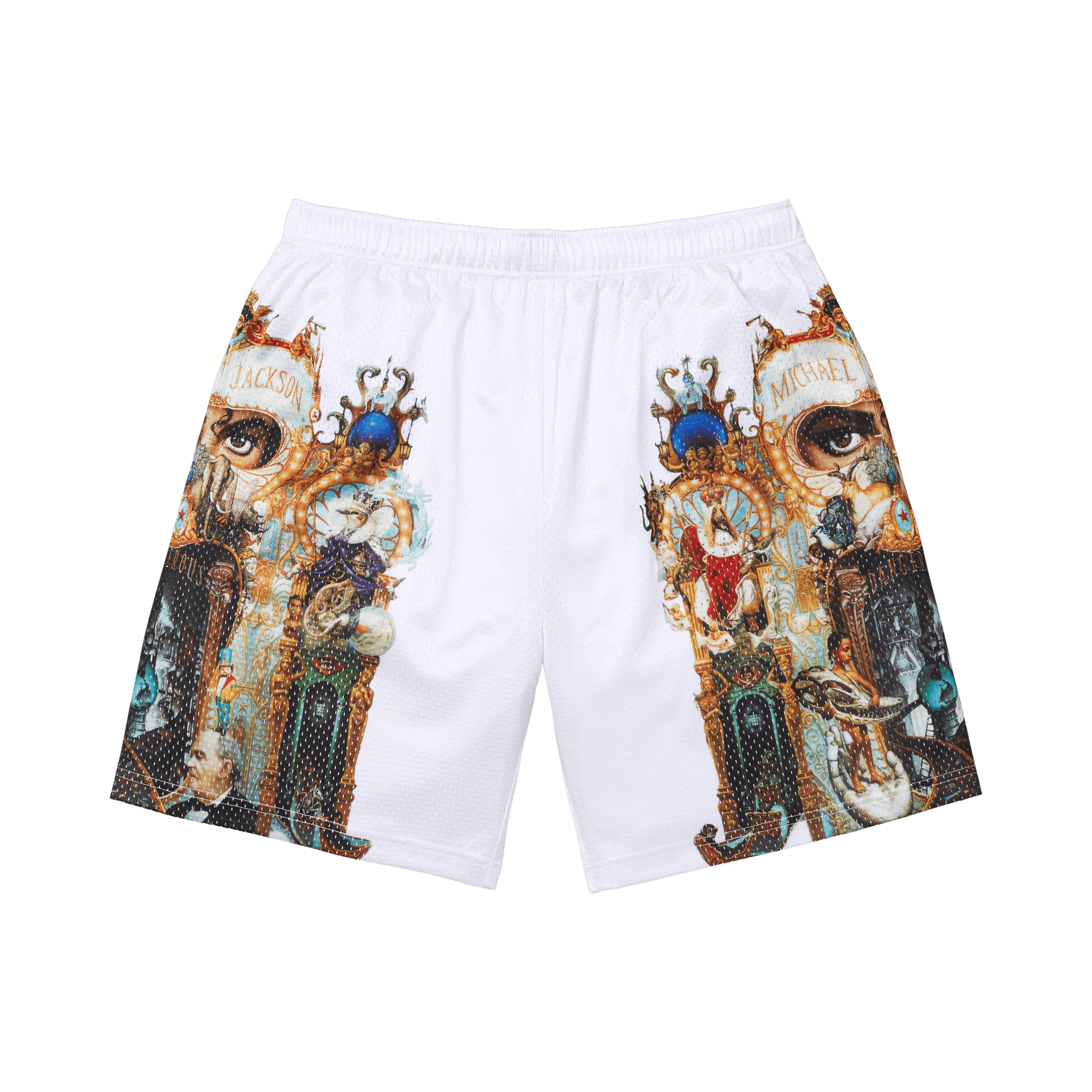 Supreme Michael Jackson Dangerous Mesh Short 'White'