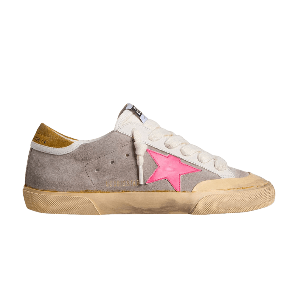Golden Goose Wmns Superstar Suede Sneaker 'Dove Milk Fuchsia'