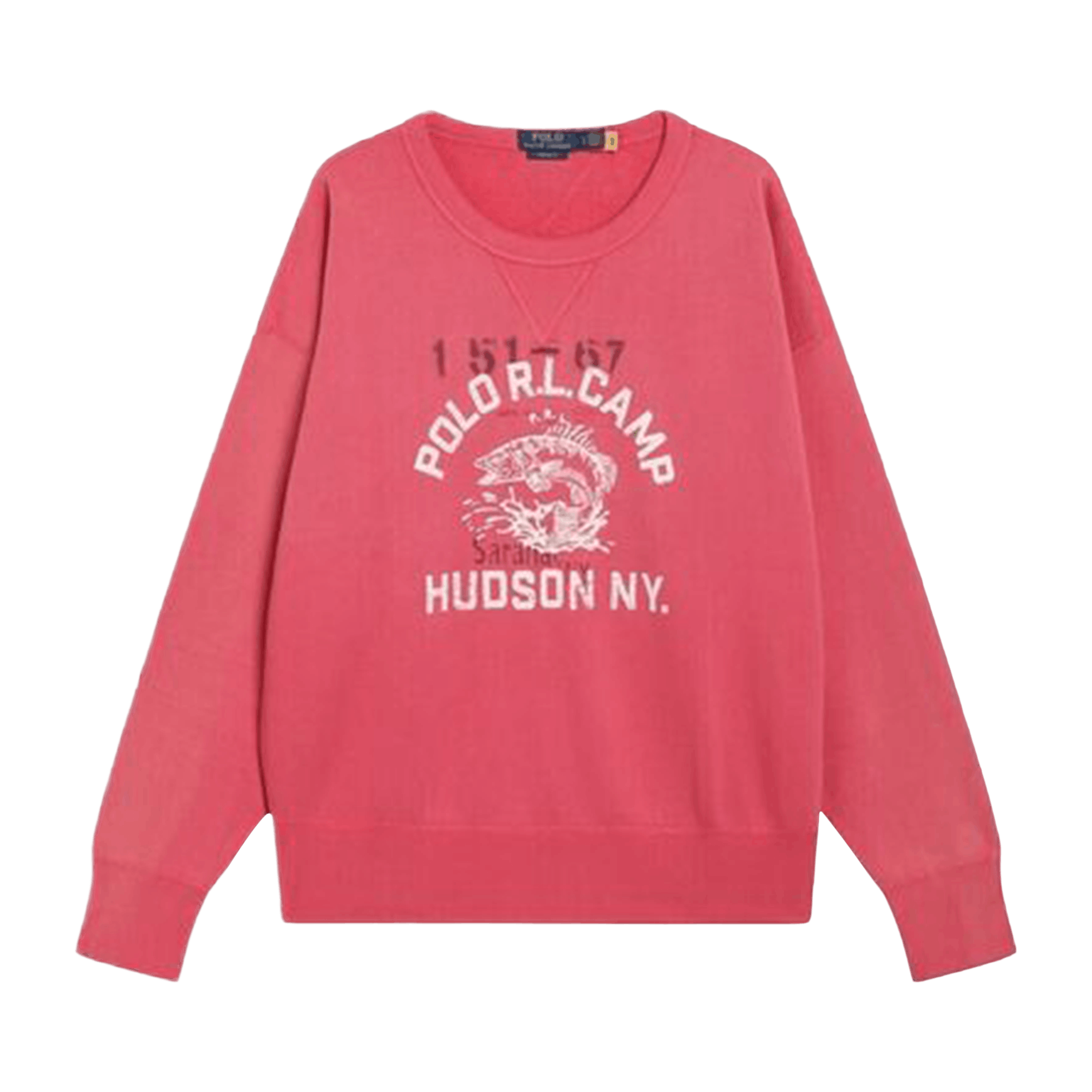 Polo Ralph Lauren Long-Sleeve Graphic Printed Camp Crewneck Sweatshirt 'Nantucket Ref'