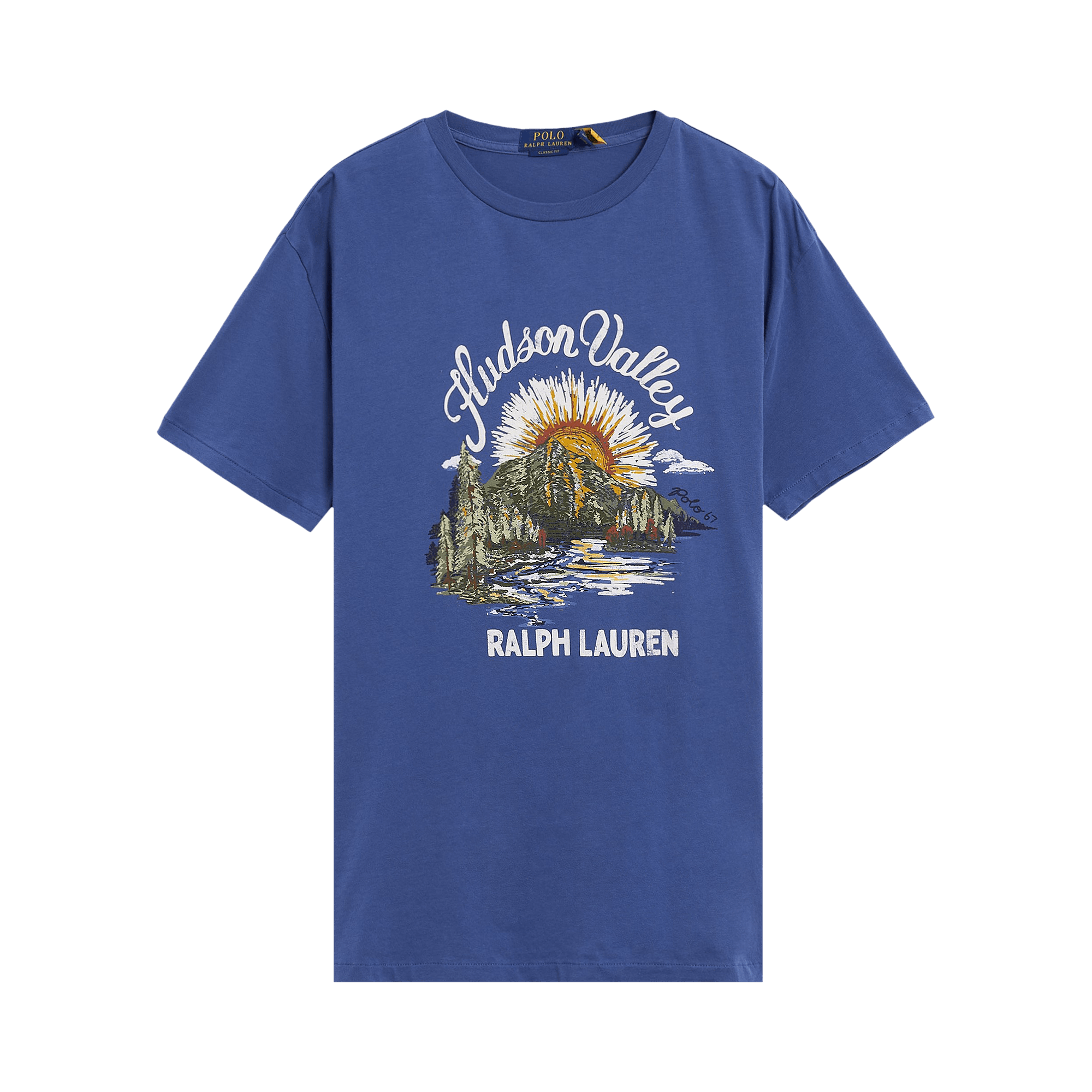 Polo Ralph Lauren Short-Sleeve Jersey Knit Novelty Graphic Hudson Valley T-Shirt 'Old Royal'