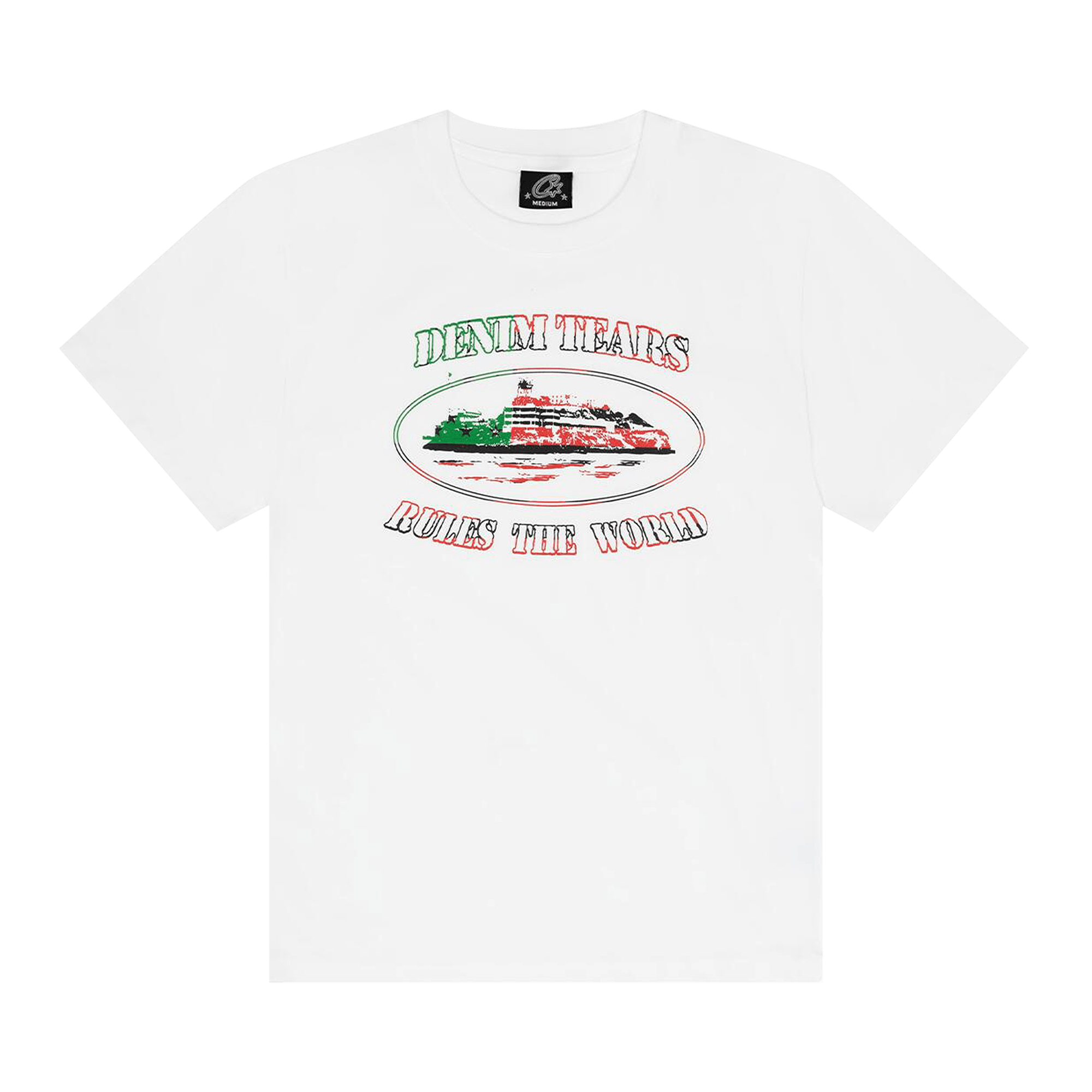 Denim Tears x Cortiez Cortears Og Alcatraz Tee 'White'