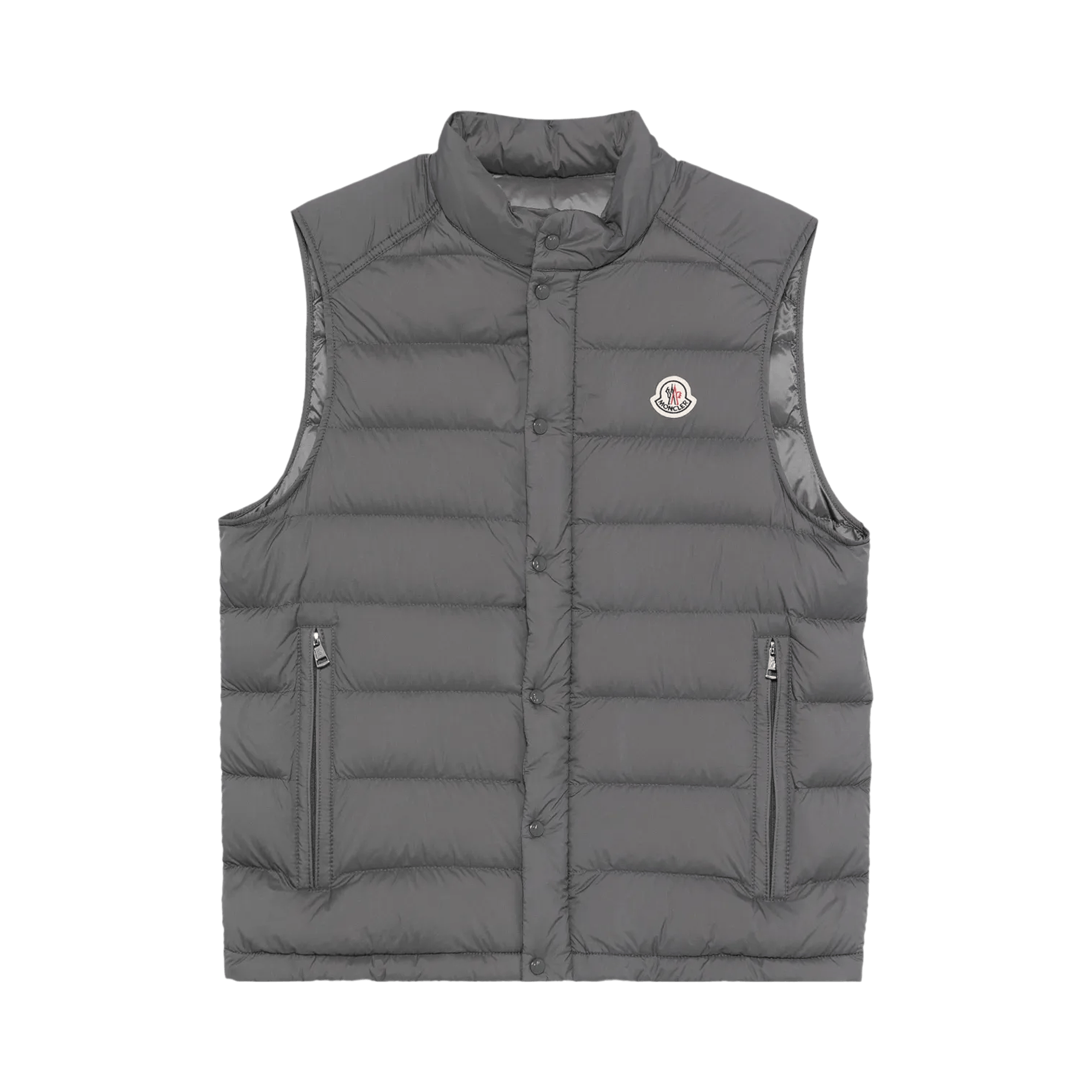 Moncler Barthe Stand Up Collar Vest 'Thunderstorm'