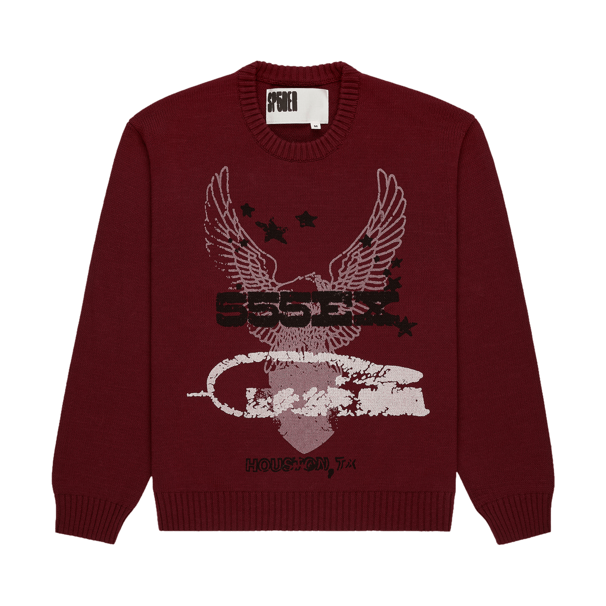 Sp5der 555ex Knit Sweater 'Cardinal'