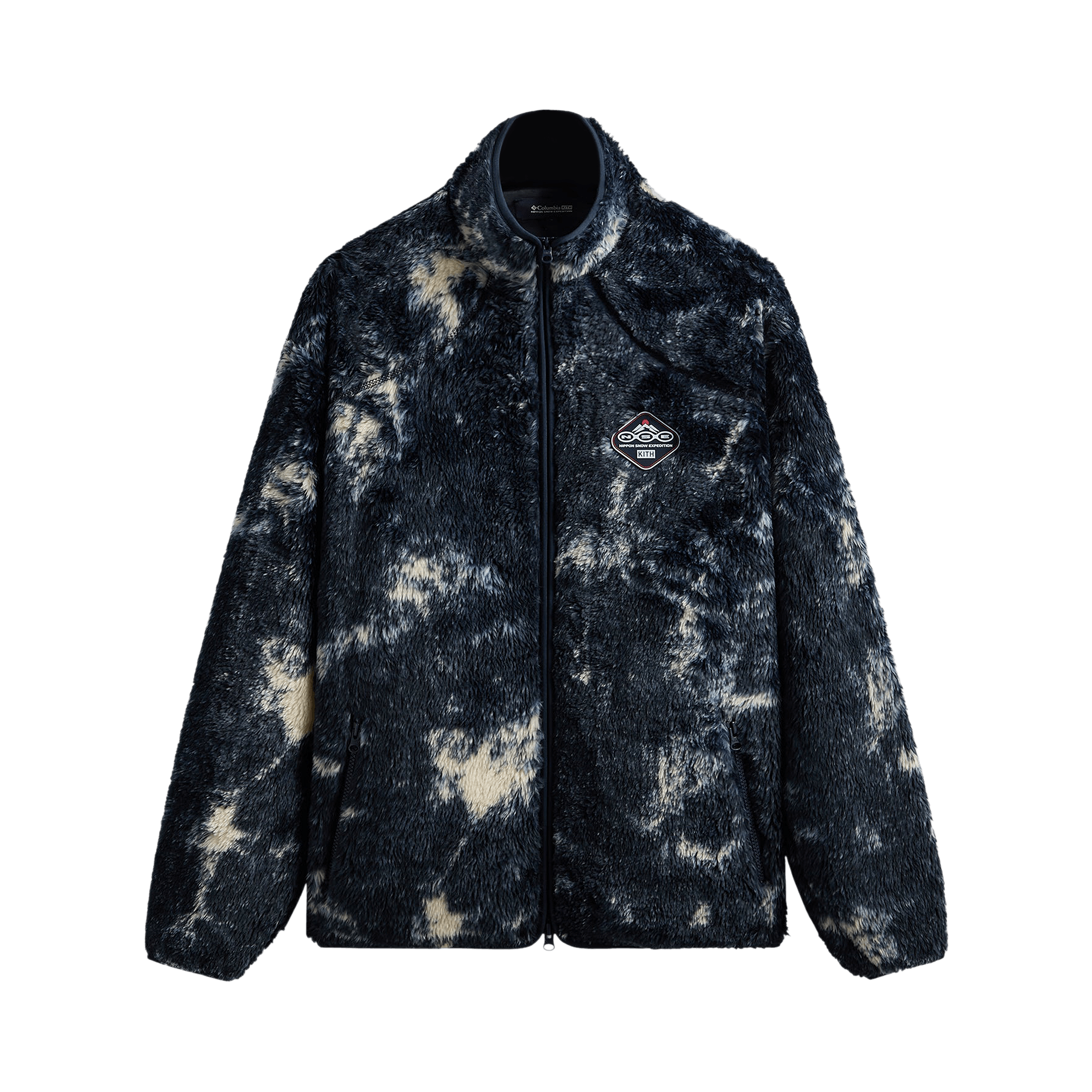 Kith For Columbia Ice Dye Sherpa Harper Jacket 'Nocturnal'