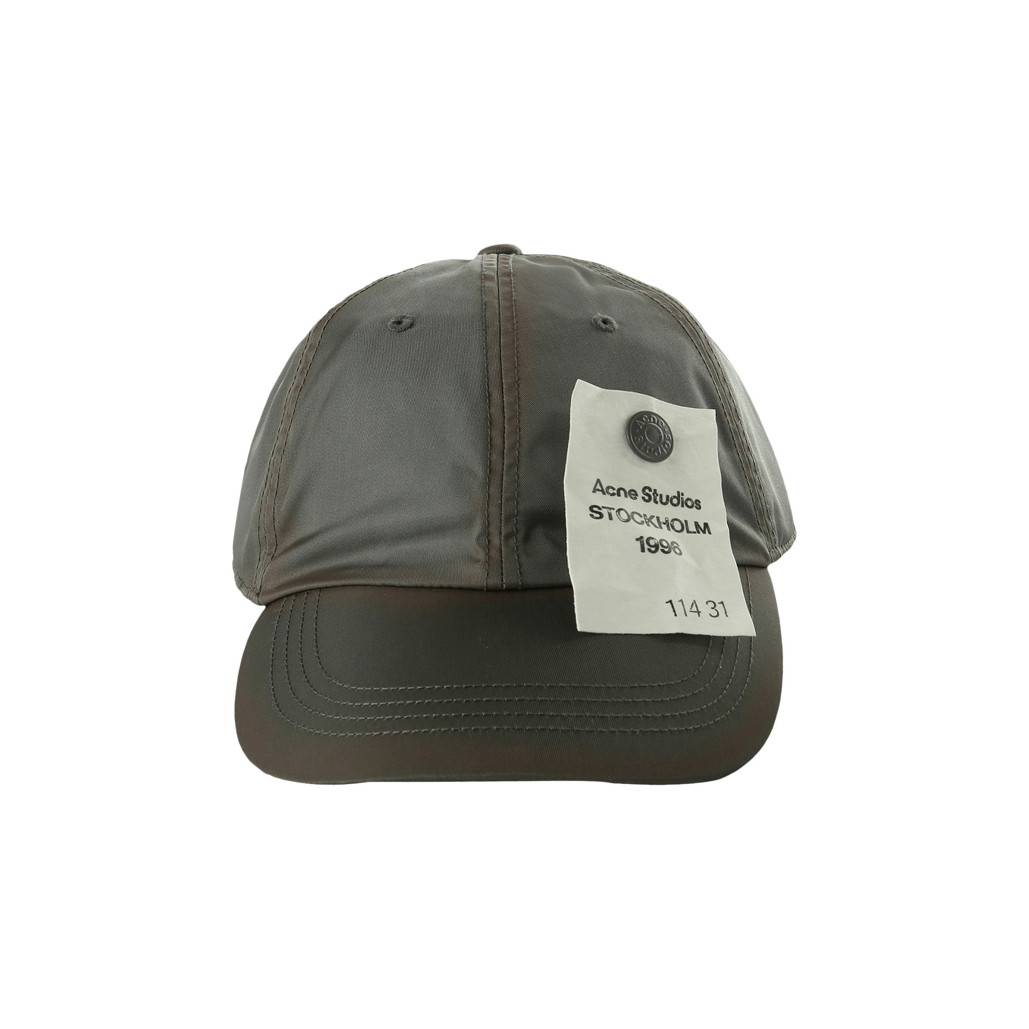 Acne Studios Curved Brimit Panel Design Hat 'Stone Grey'