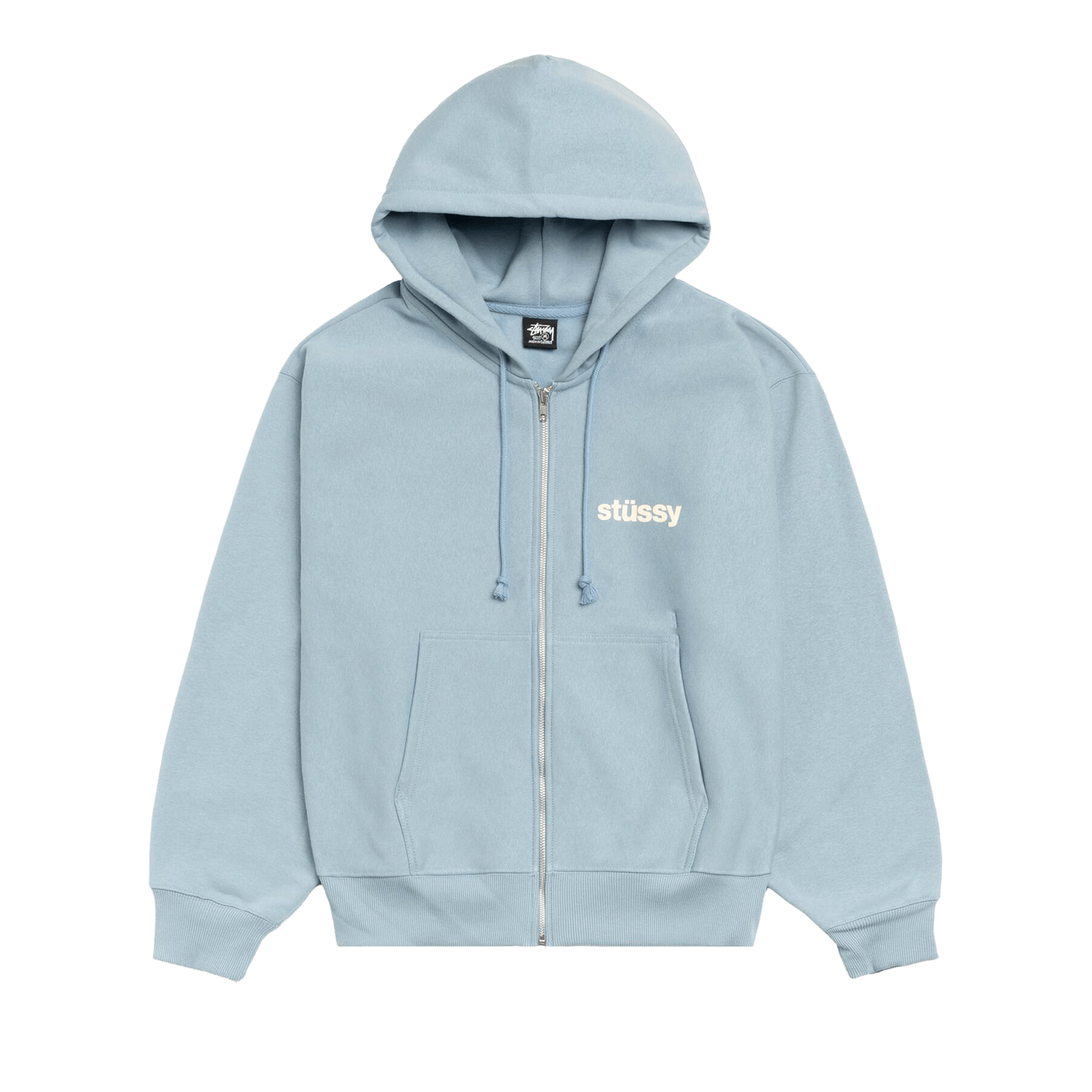 Stussy Built Tough Zip Hoodie 'Slate'