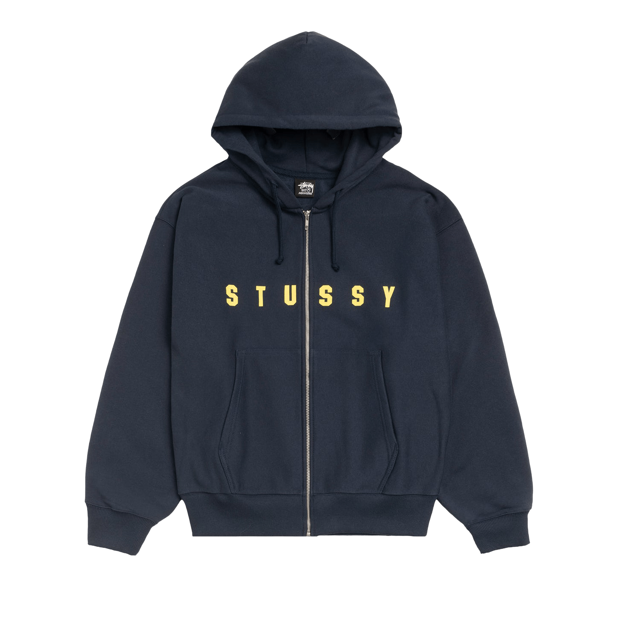 Stussy Lens Zip Hoodie 'Navy'