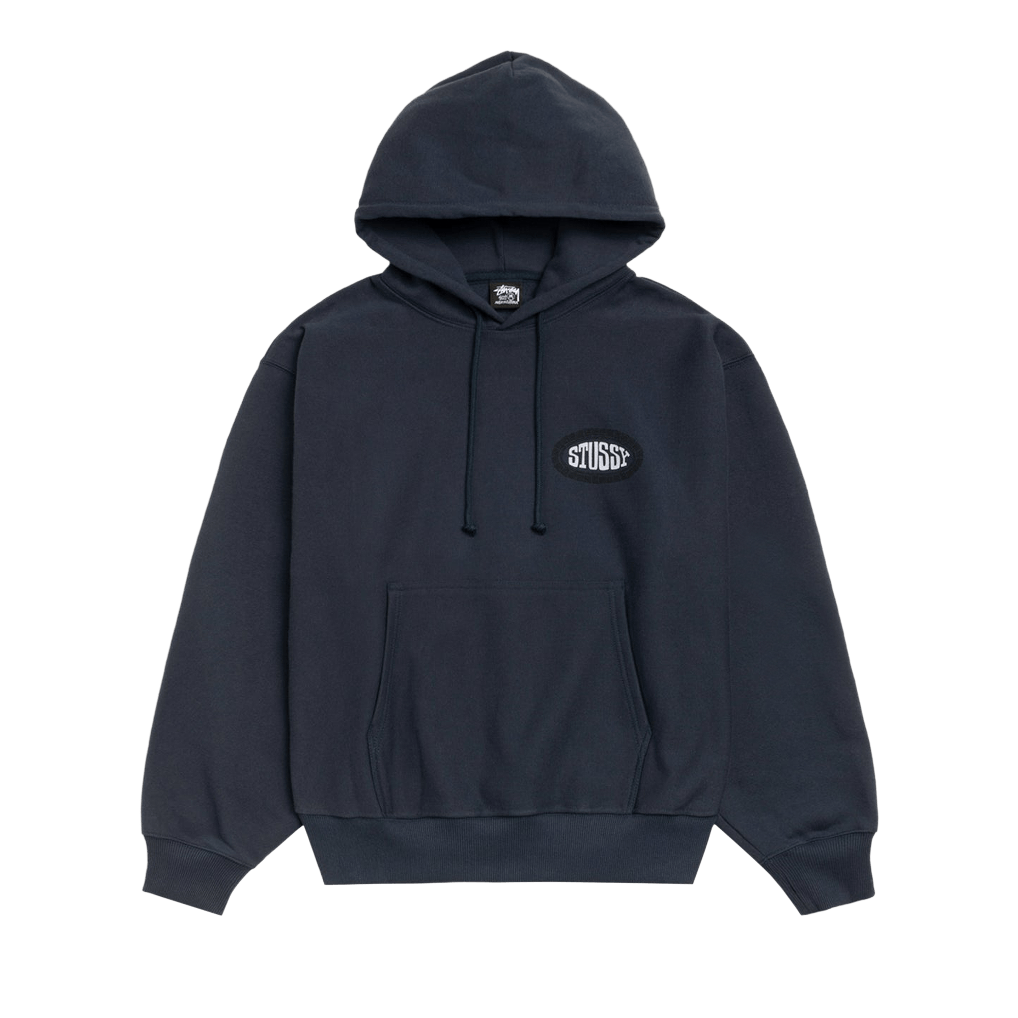 Stussy Tile Oval Hoodie 'Navy'