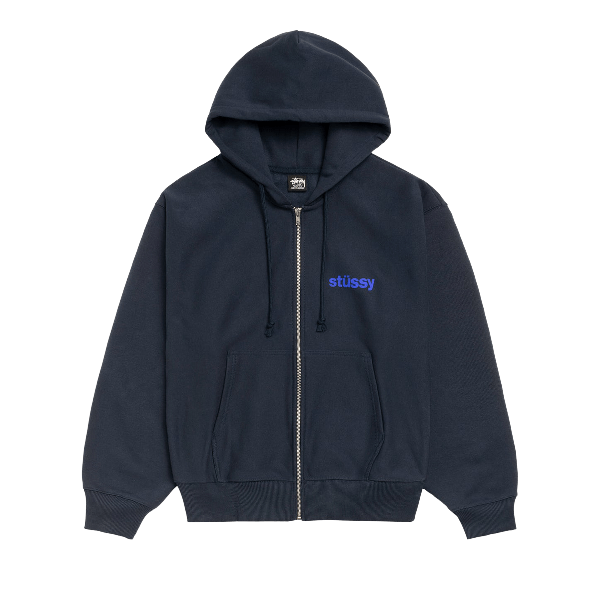 Stussy Built Tough Zip Hoodie 'Navy'