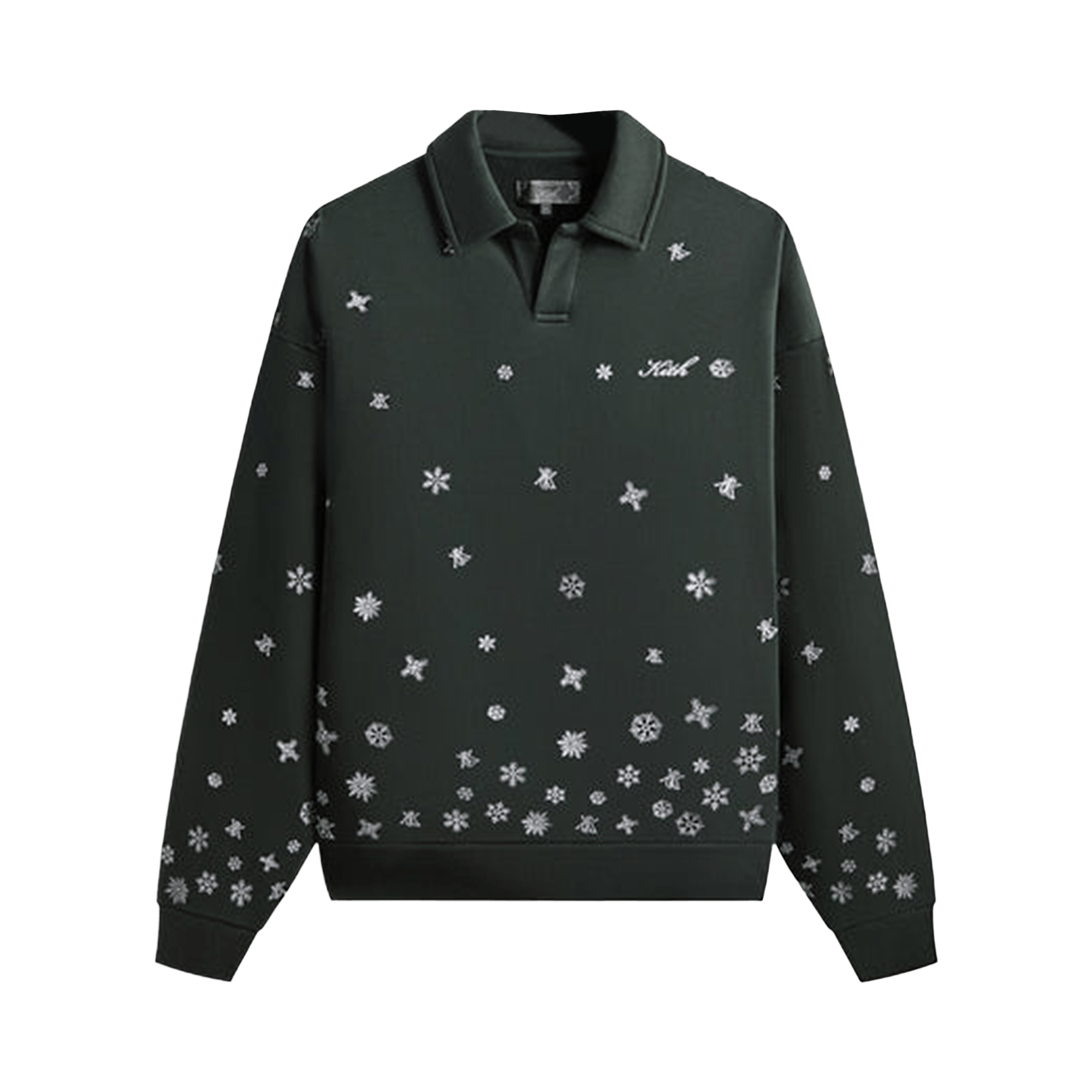 Kith Kithmas Snowflakes Nelson Rugby Pullover 'Stadium'