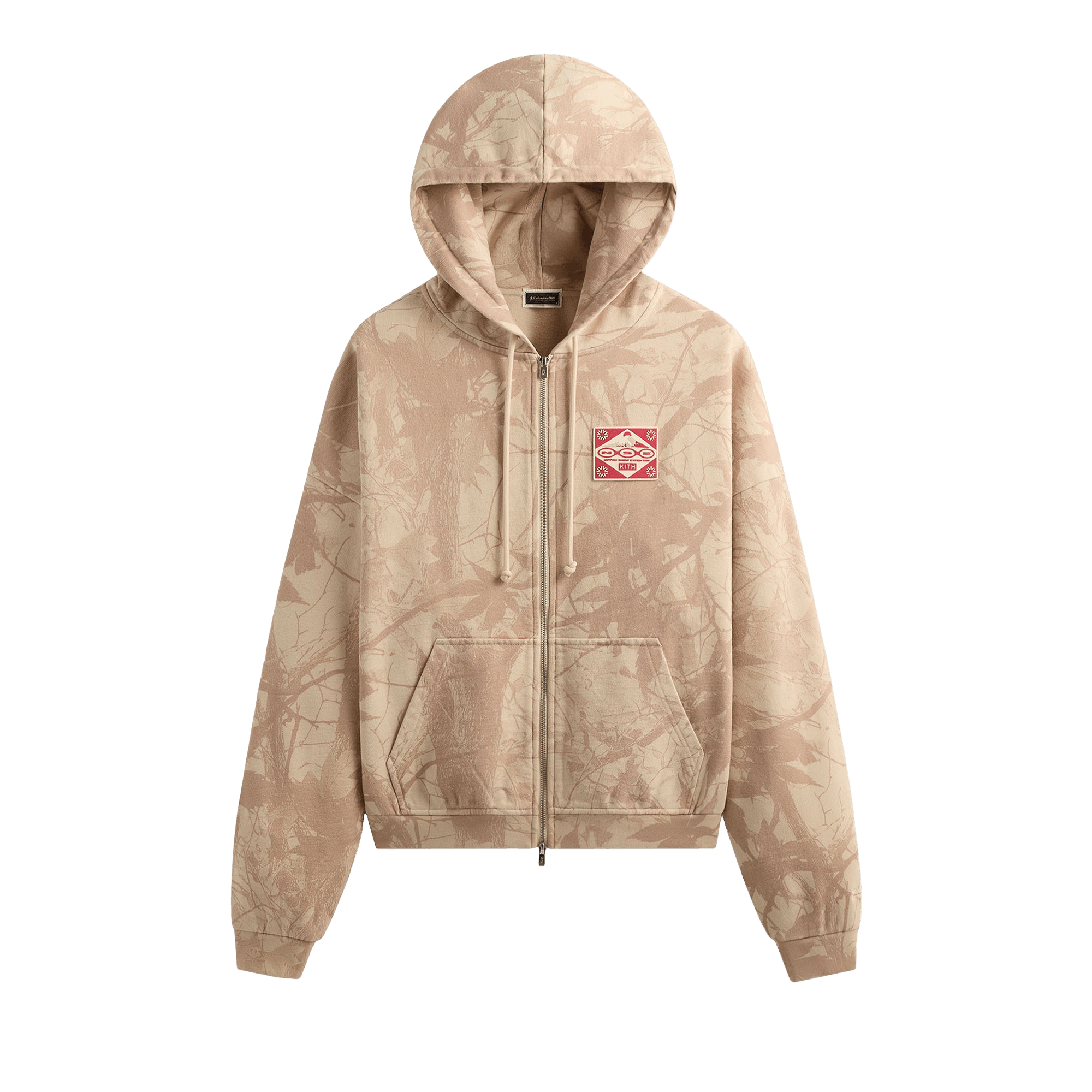 Kith For Columbia Camo Vintage Braxton Zip Up Hoodie 'Veil'