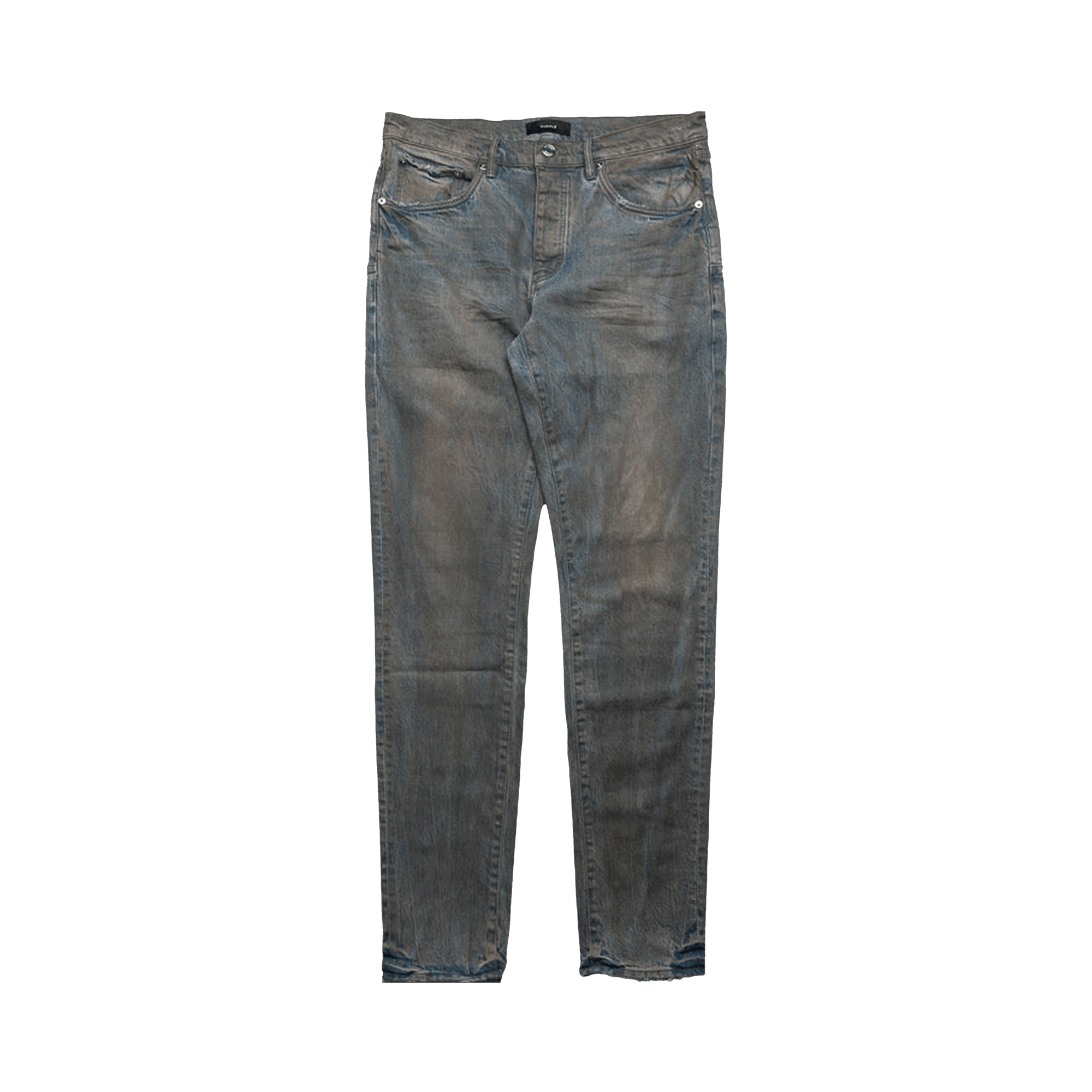 PURPLE BRAND Low Rise Skinny Leg Monterrico Mud Jean 'Grey'