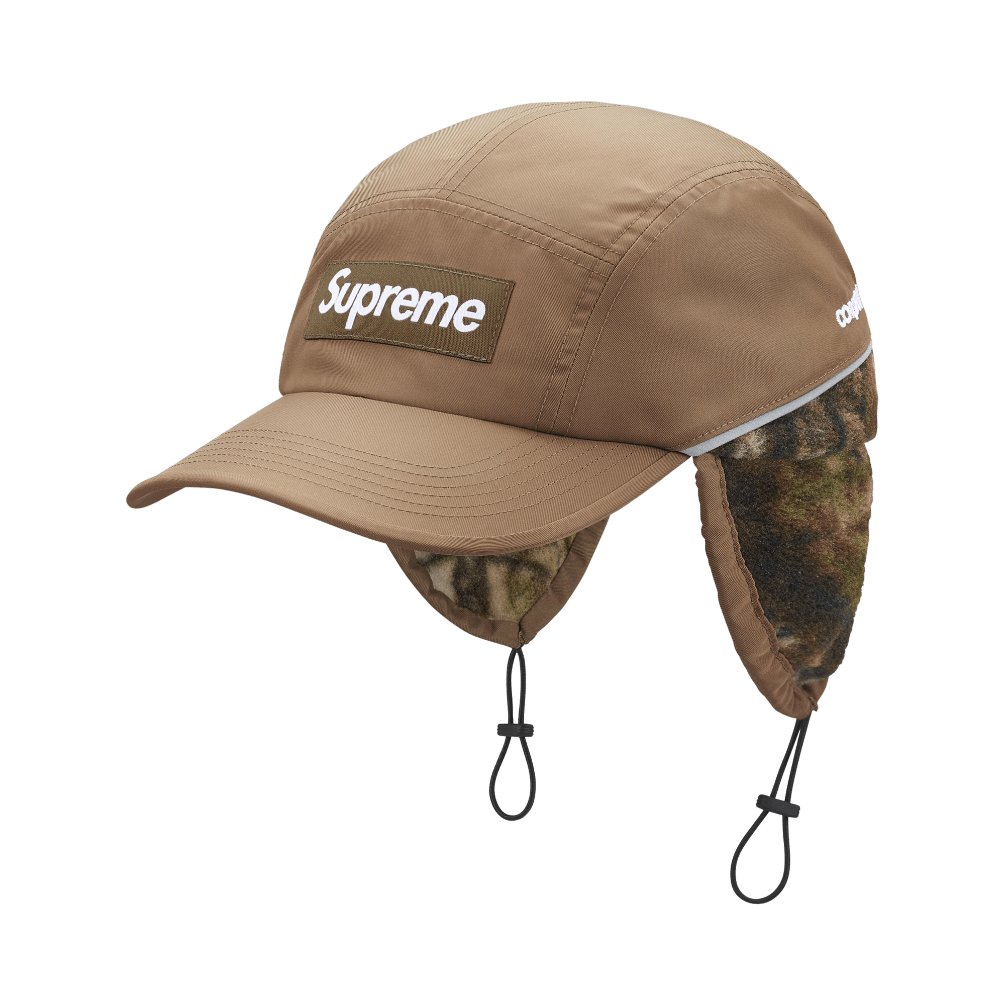 Supreme Polartec Lined Packable Earflap Camp Cap 'Khaki'