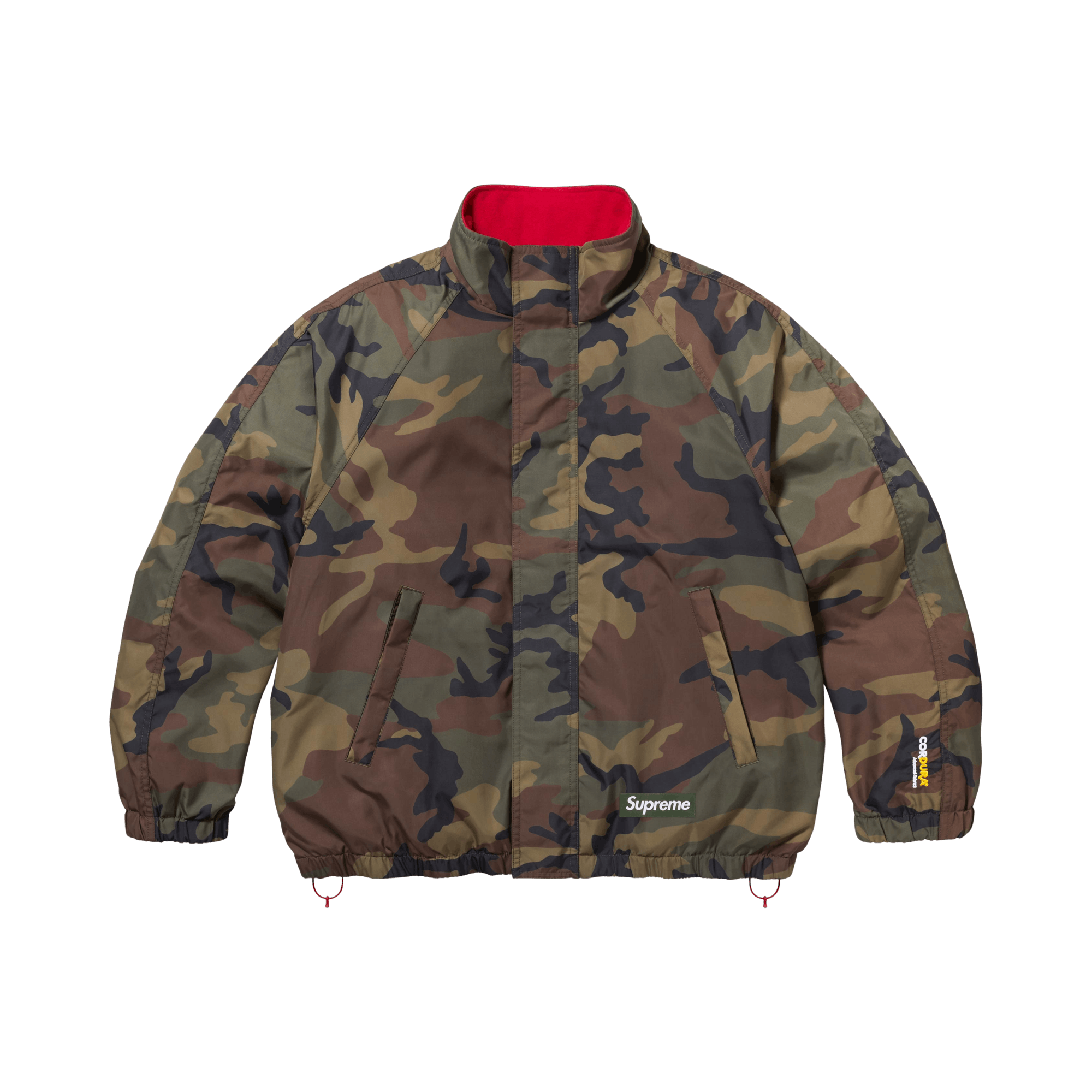 Supreme Polartec Reversible Track Jacket 'Woodland Camo'