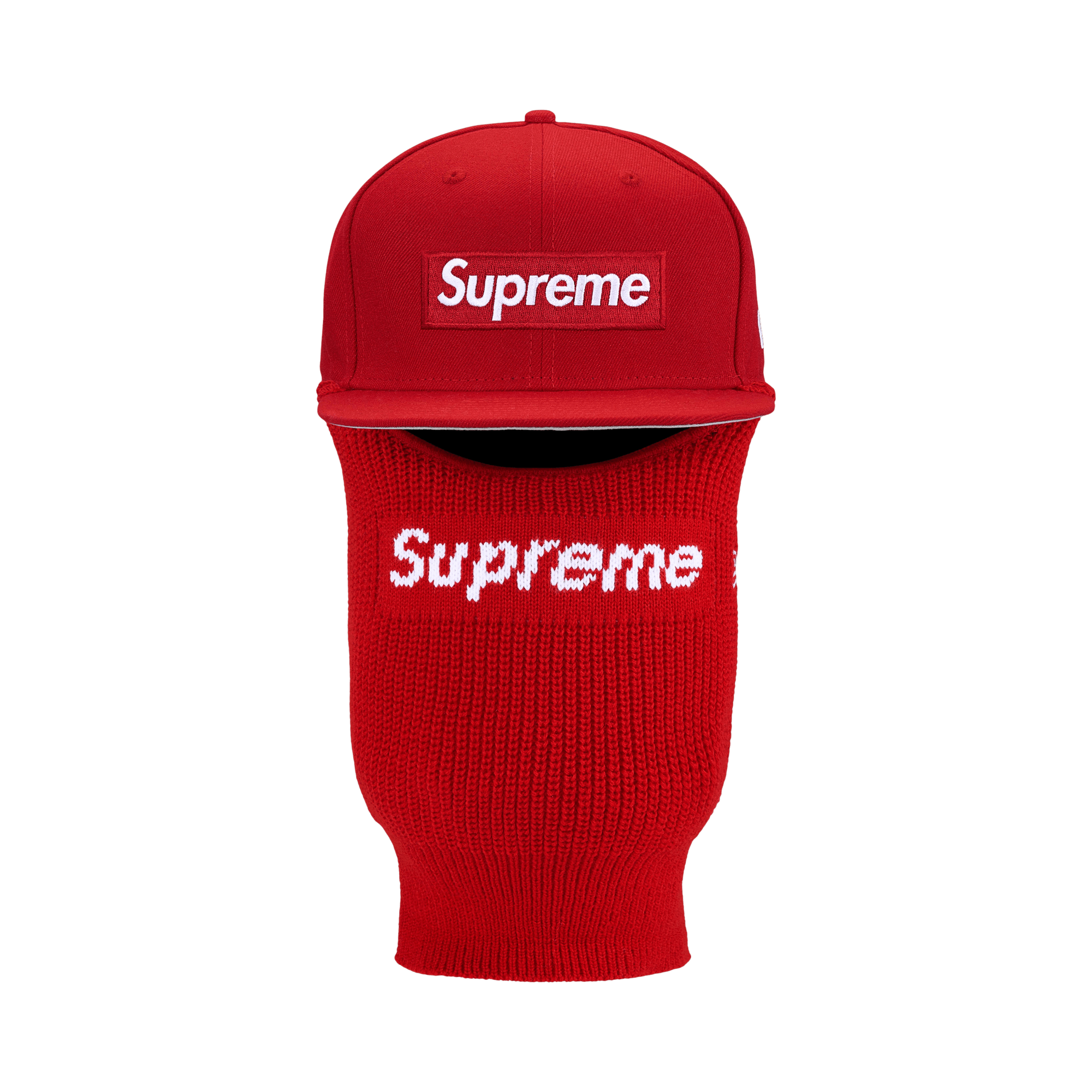 Supreme Box Logo New Era + Balaclava 'Red'