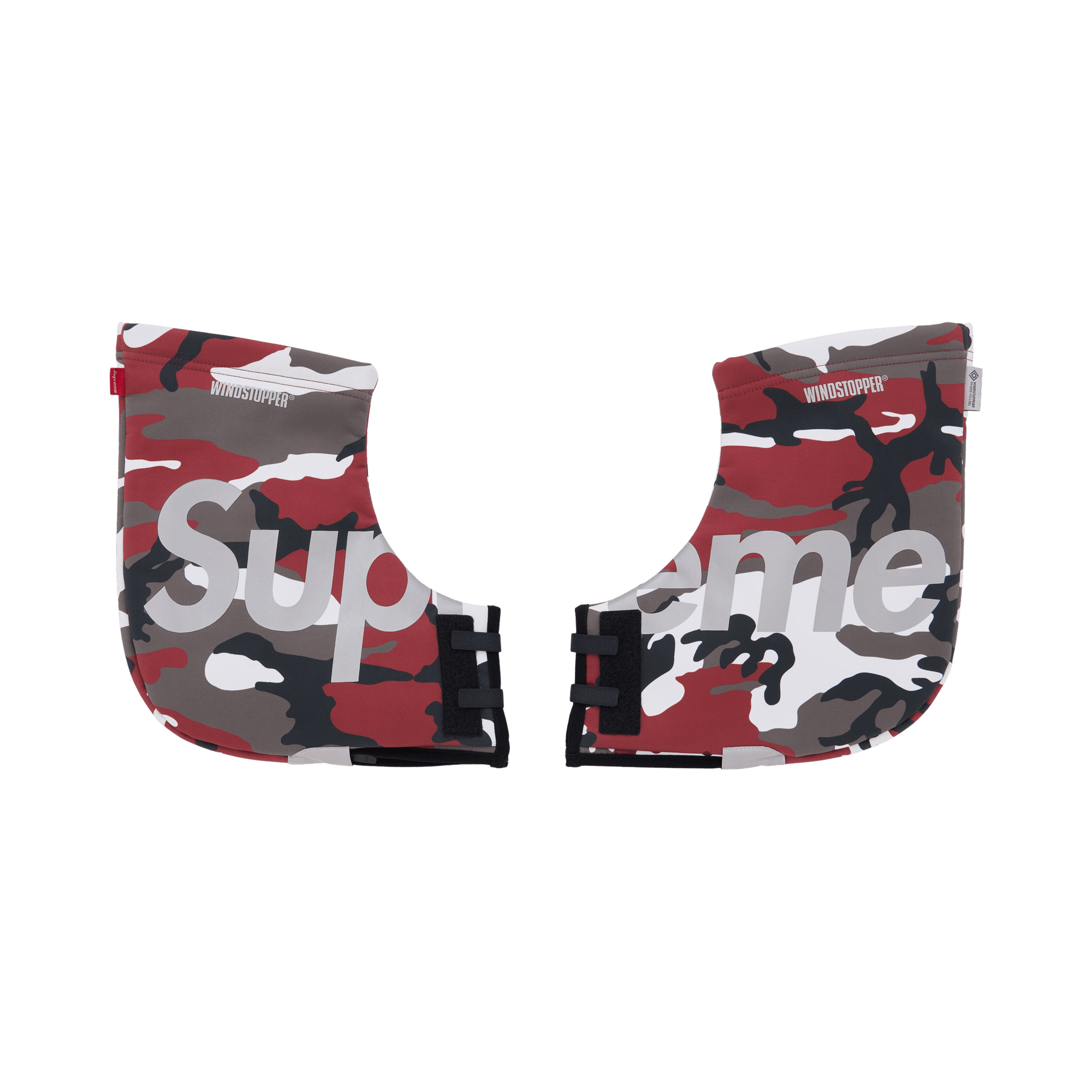 Supreme Windstopper Handlebar Mitts 'Red Camo'