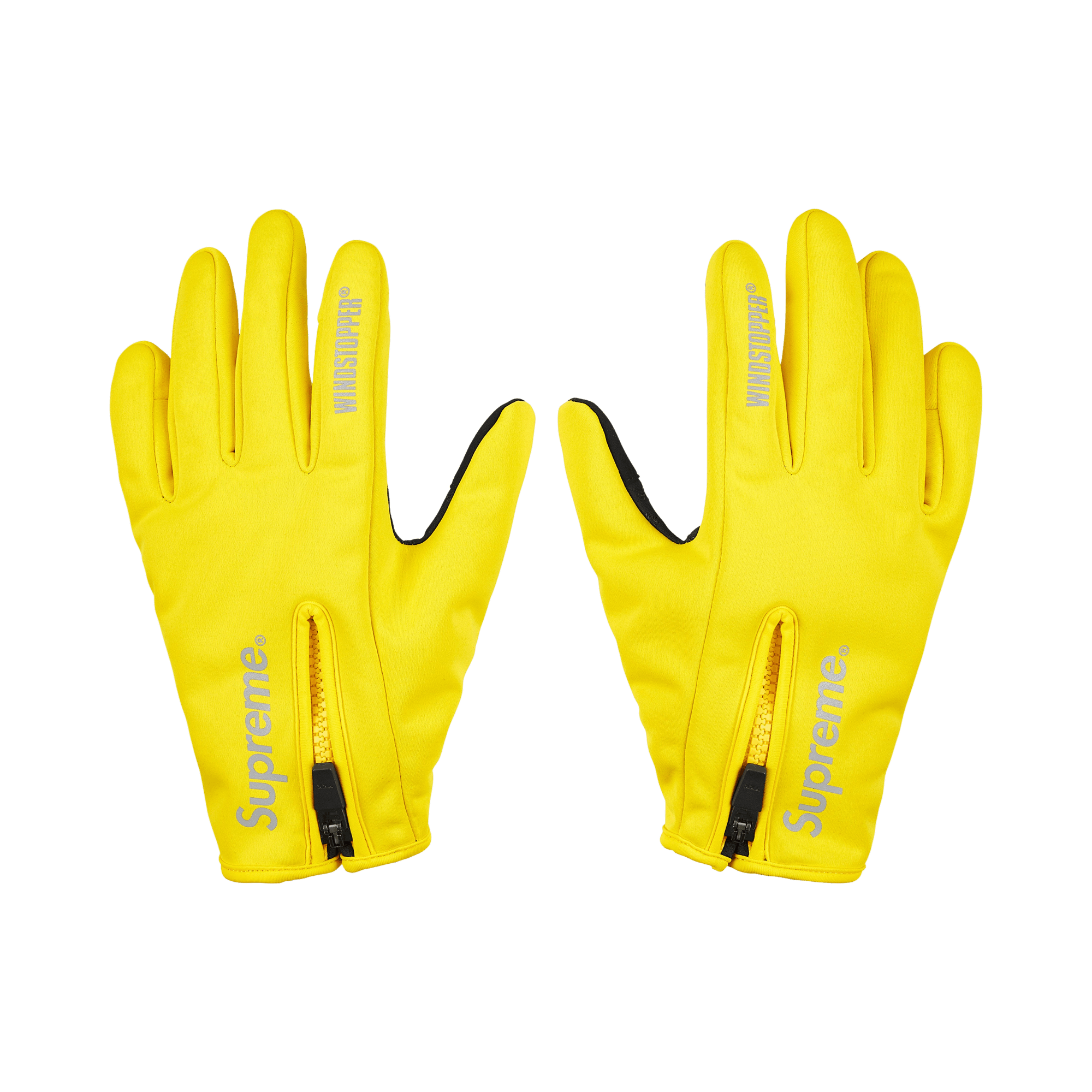 Buy Supreme Windstopper Zip Gloves 'Black' - FW25A55 BLACK | GOAT