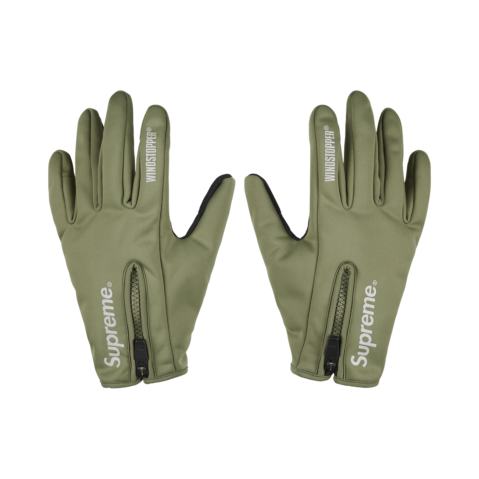 Buy Supreme Windstopper Zip Gloves 'Black' - FW25A55 BLACK | GOAT