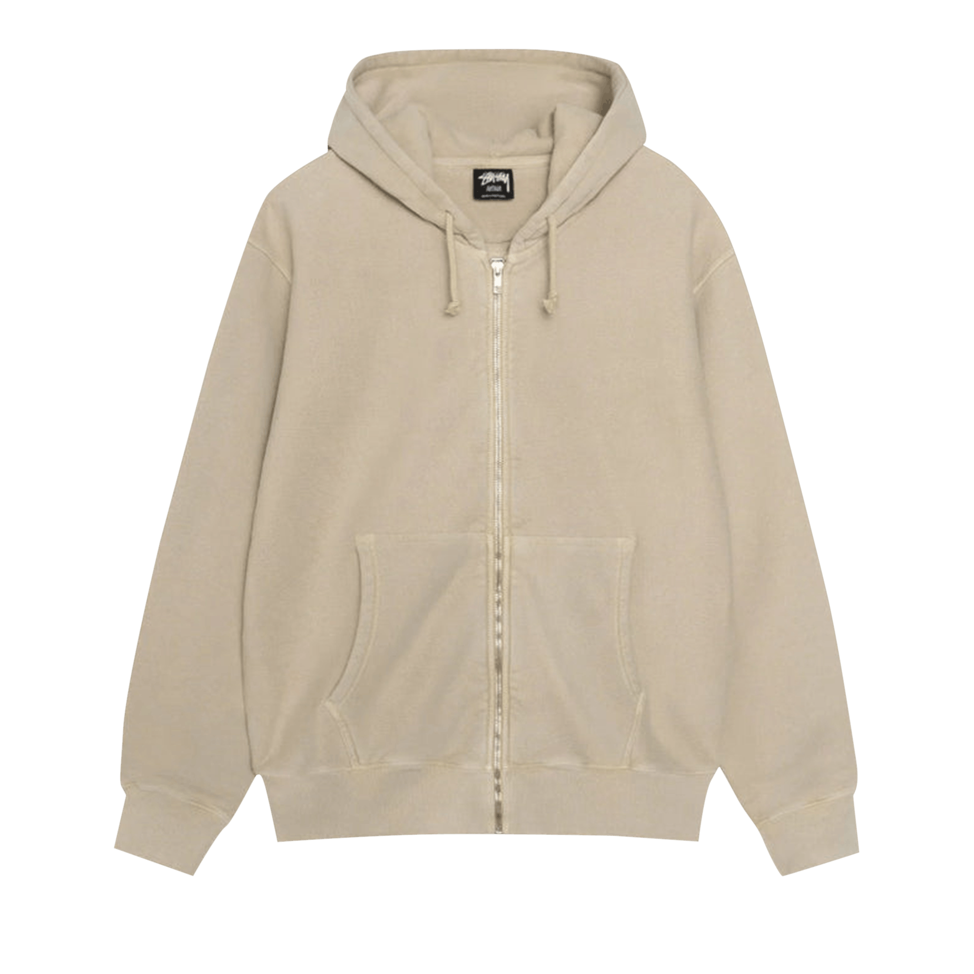 Stussy Pigment Dyed Buana Zip Hoodie 'Khaki'